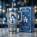 Los Angeles Dodgers 40oz Tumbler with Lid and Straw