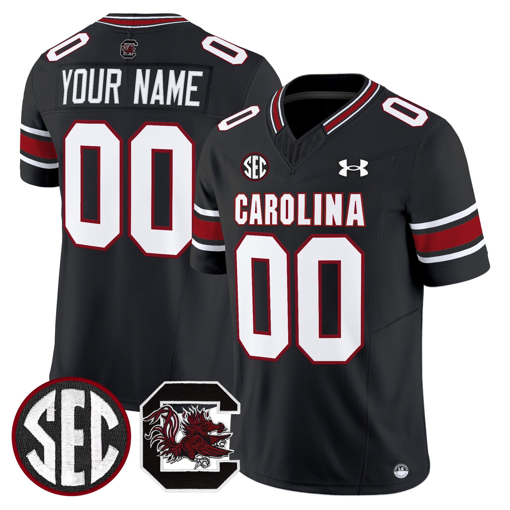 South Carolina Gamecocks 2025 Vapor Limited Custom Jersey - All Stitched