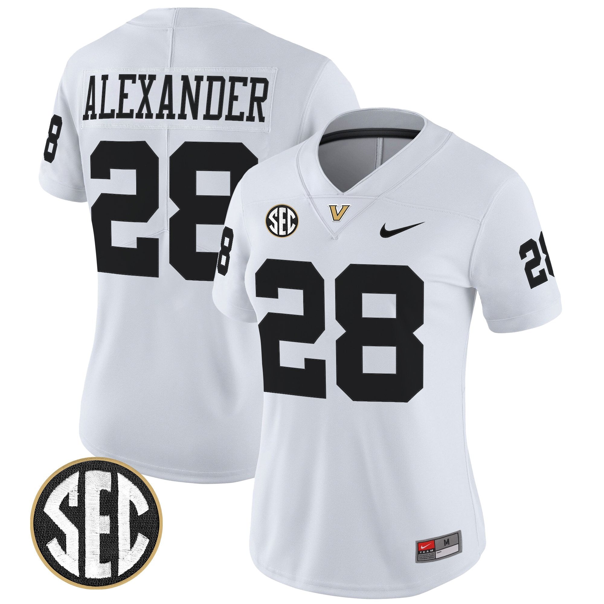 Women's Vanderbilt Commodores 2025 Vapor Limited Jersey - All Stitched