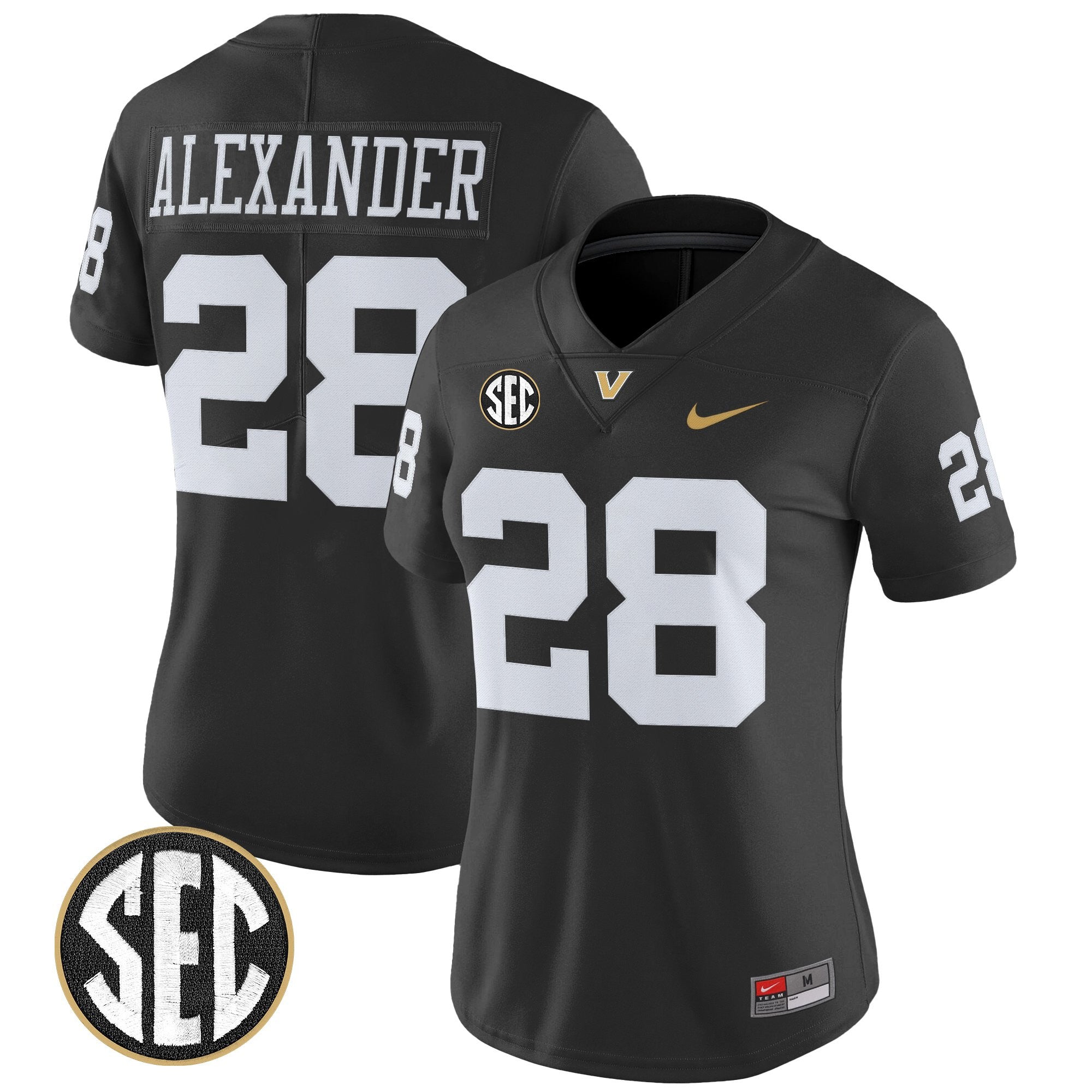 Women's Vanderbilt Commodores 2025 Vapor Limited Jersey - All Stitched