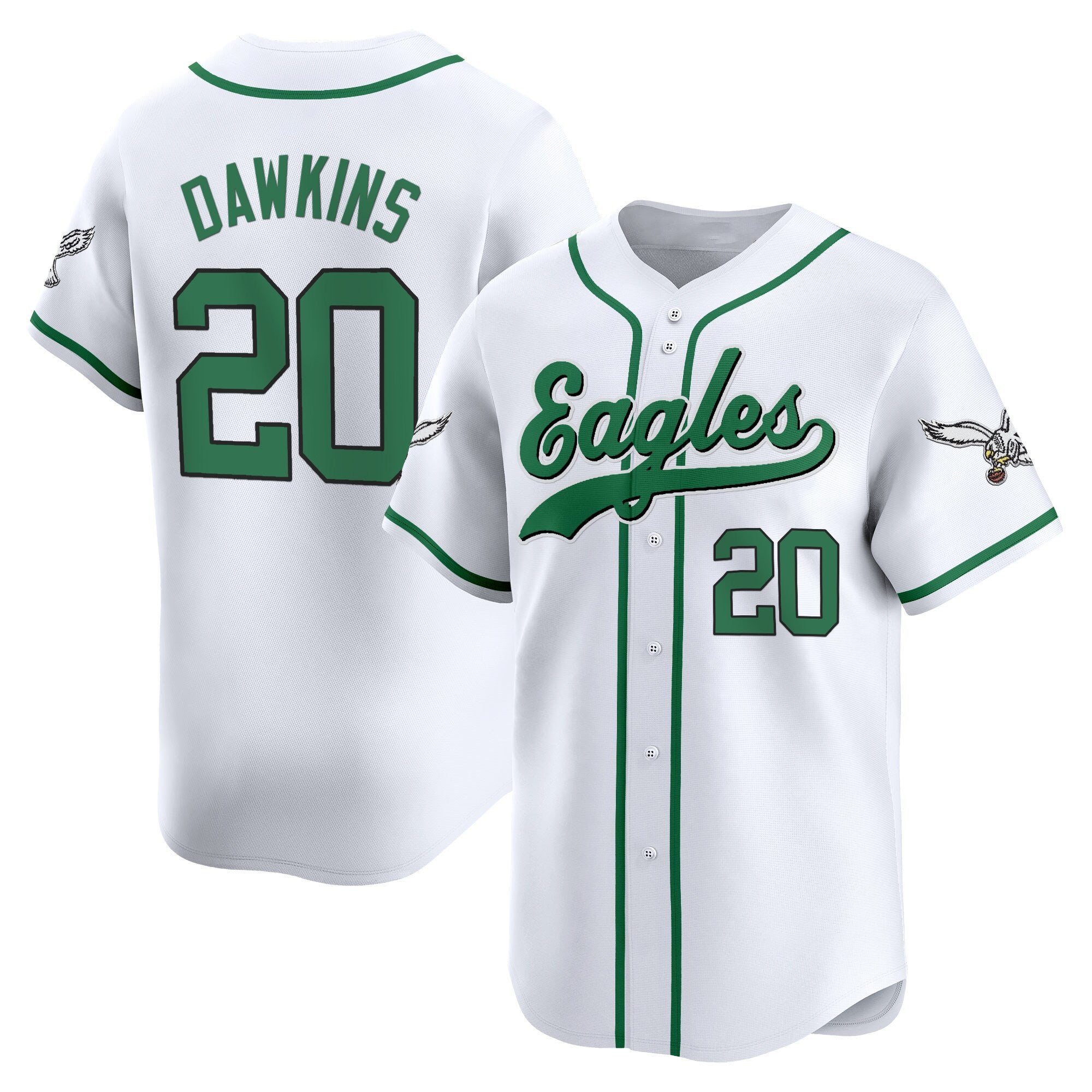 Men's Philadelphia Eagles 2025 Vapor Baseball Jersey - All Stitched