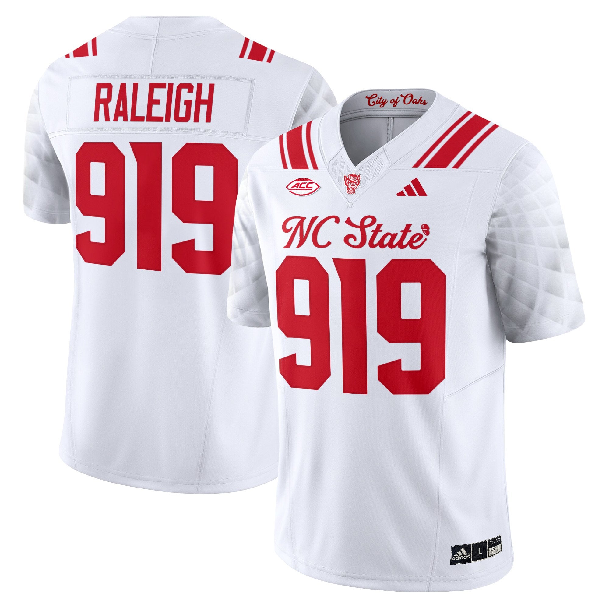 Men's NC State Wolfpack 'City of Oaks' Vapor Limited Jersey - All Stitched