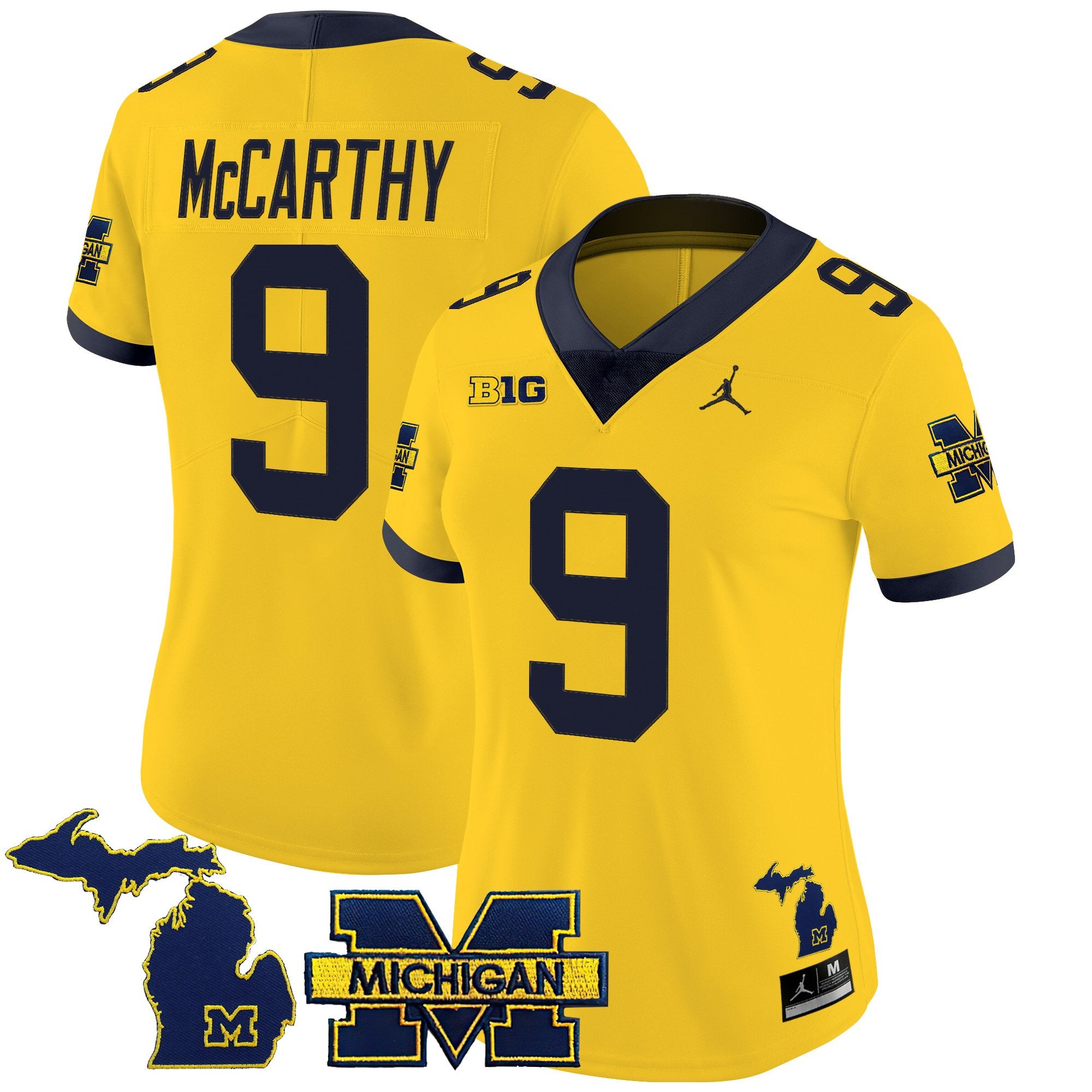 Women's Michigan Wolverines 2025 Vapor Limited Jersey - All Stitched