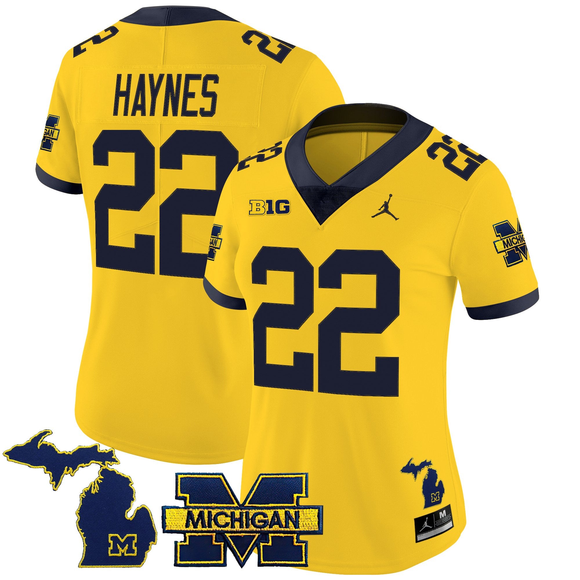 Women's Michigan Wolverines 2025 Vapor Limited Jersey - All Stitched