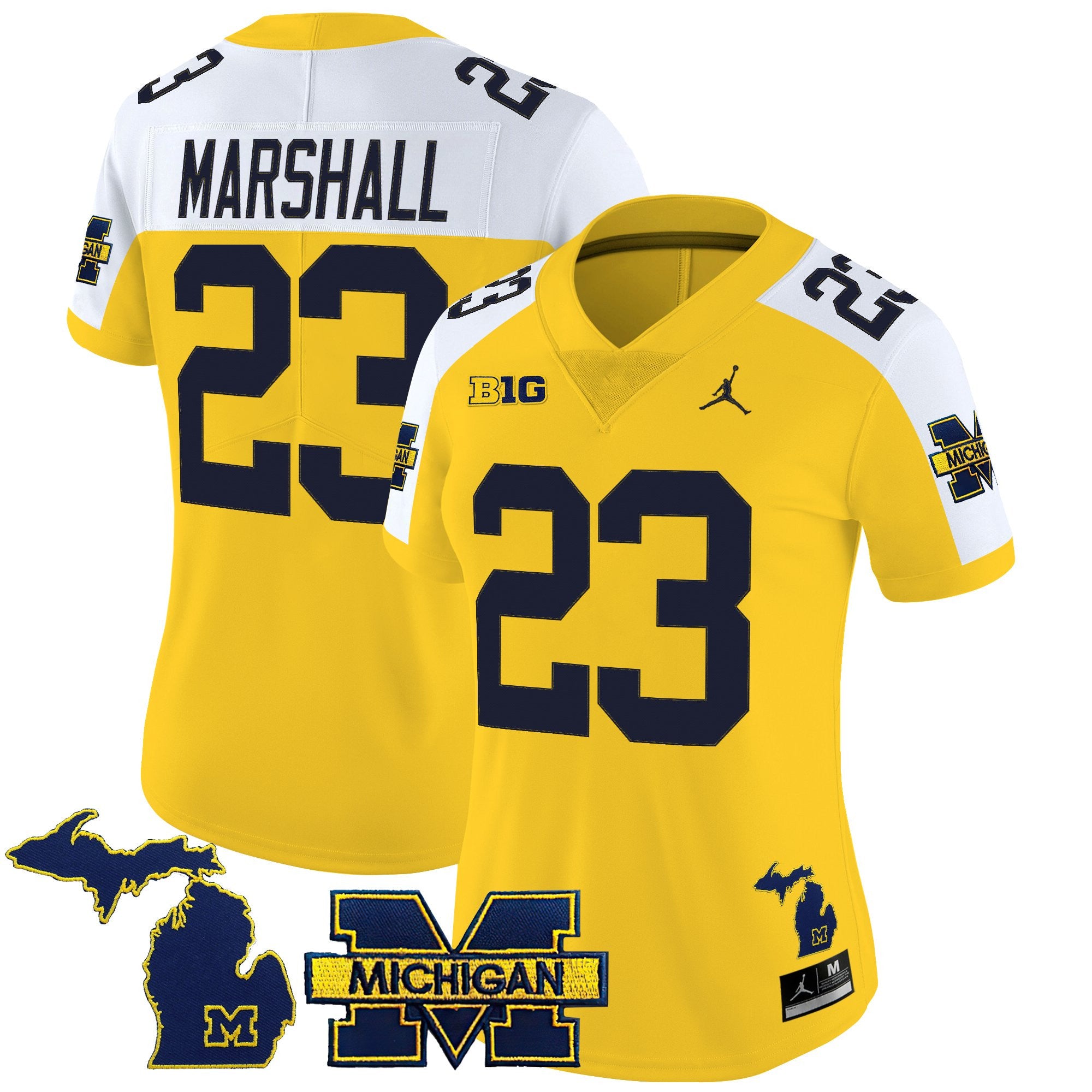 Women's Michigan Wolverines 2025 Vapor Limited Jersey - All Stitched