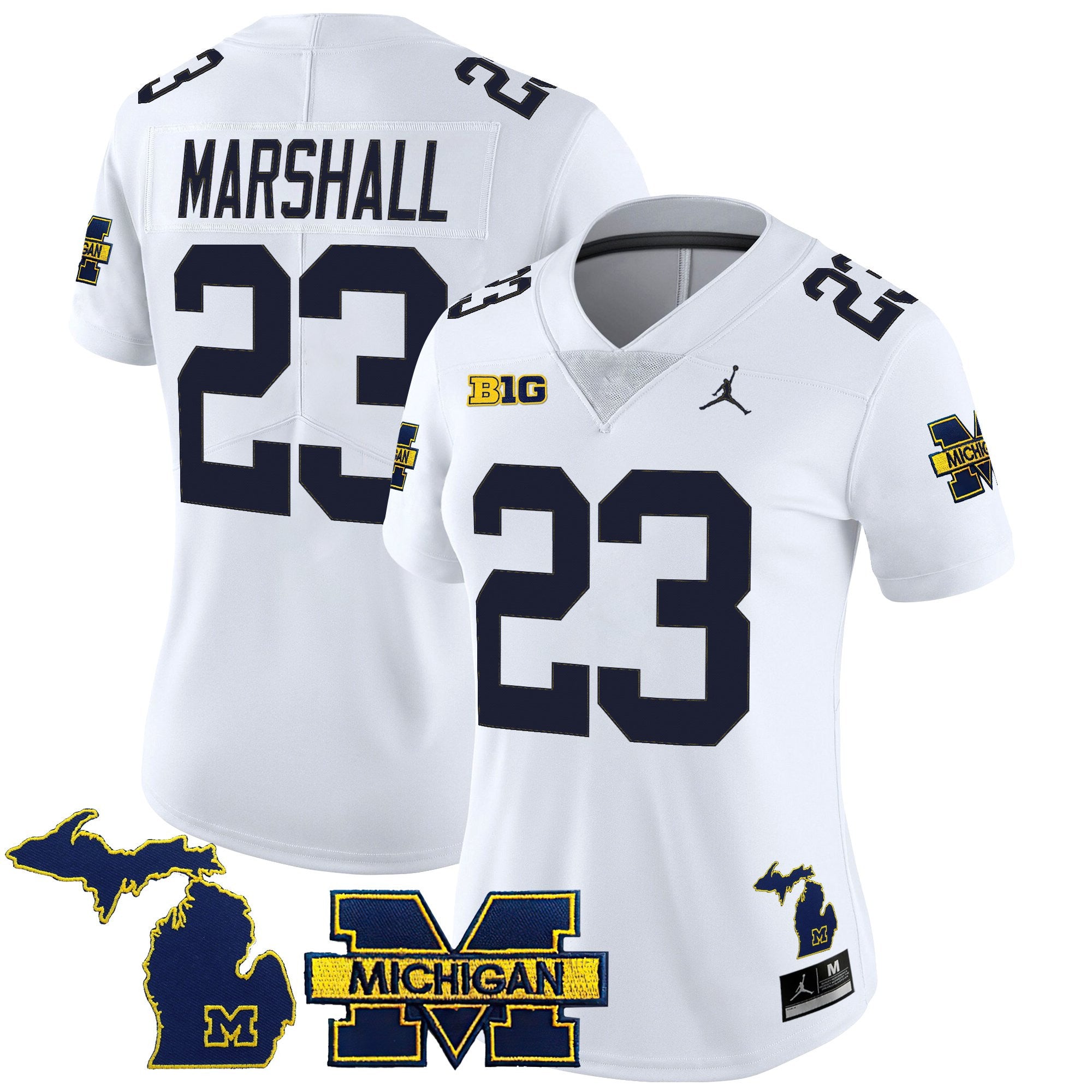 Women's Michigan Wolverines 2025 Vapor Limited Jersey - All Stitched