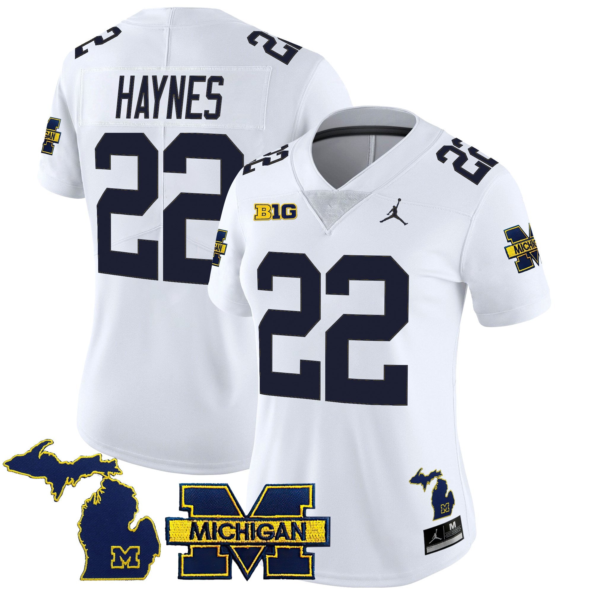 Women's Michigan Wolverines 2025 Vapor Limited Jersey - All Stitched