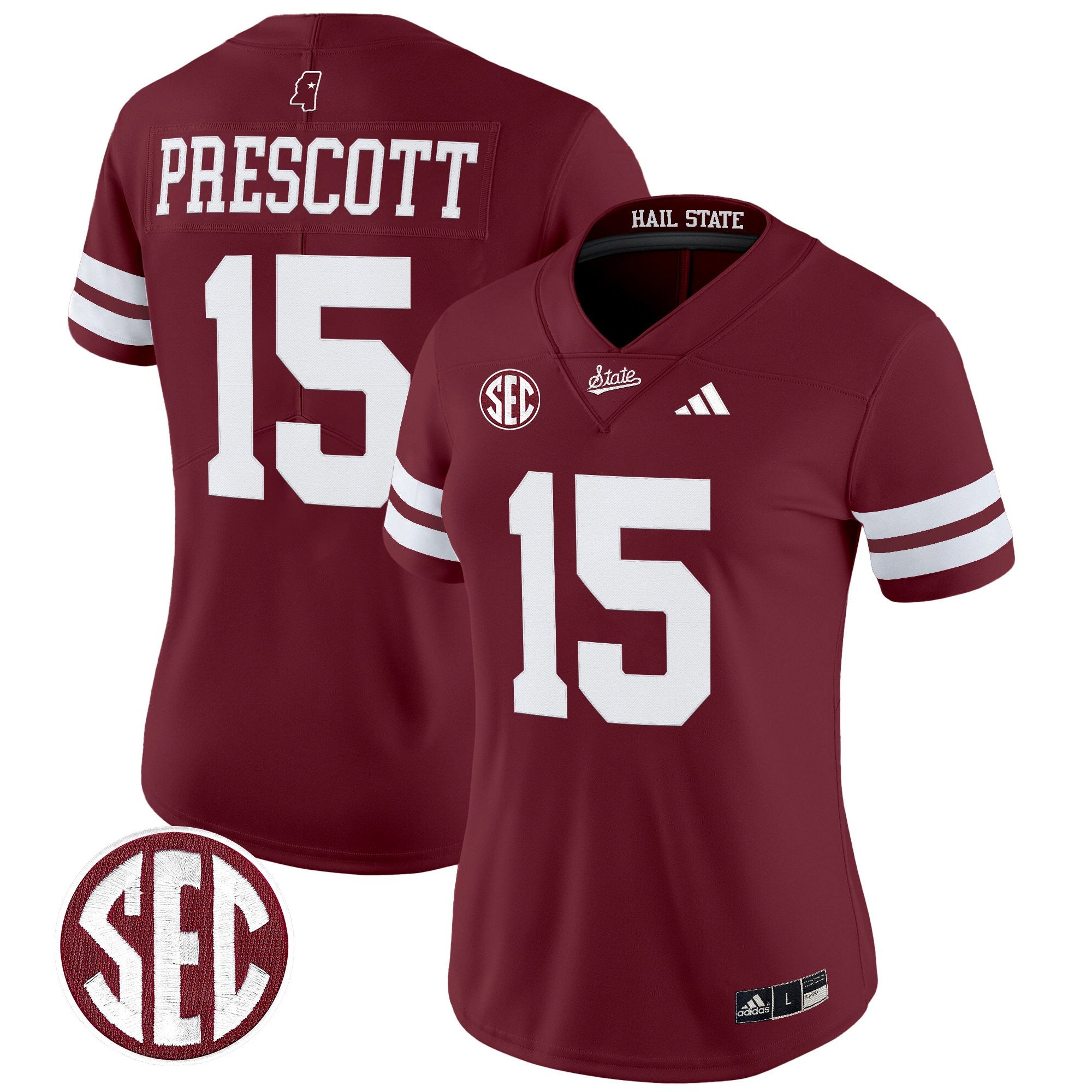 Women's Mississippi State Bulldogs 'Dark Mode' Vapor Limited Jersey - All Stitched
