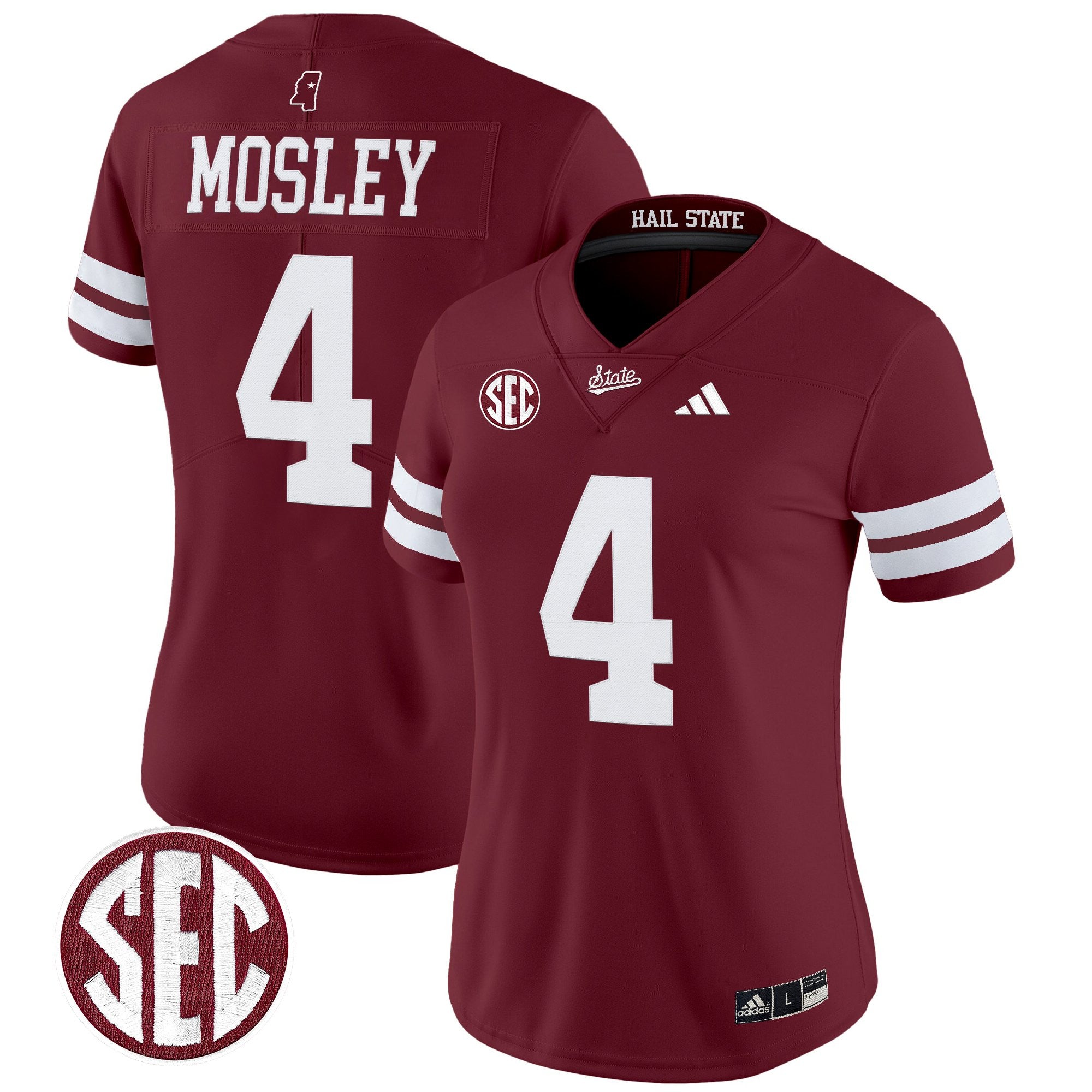 Women's Mississippi State Bulldogs 'Dark Mode' Vapor Limited Jersey - All Stitched