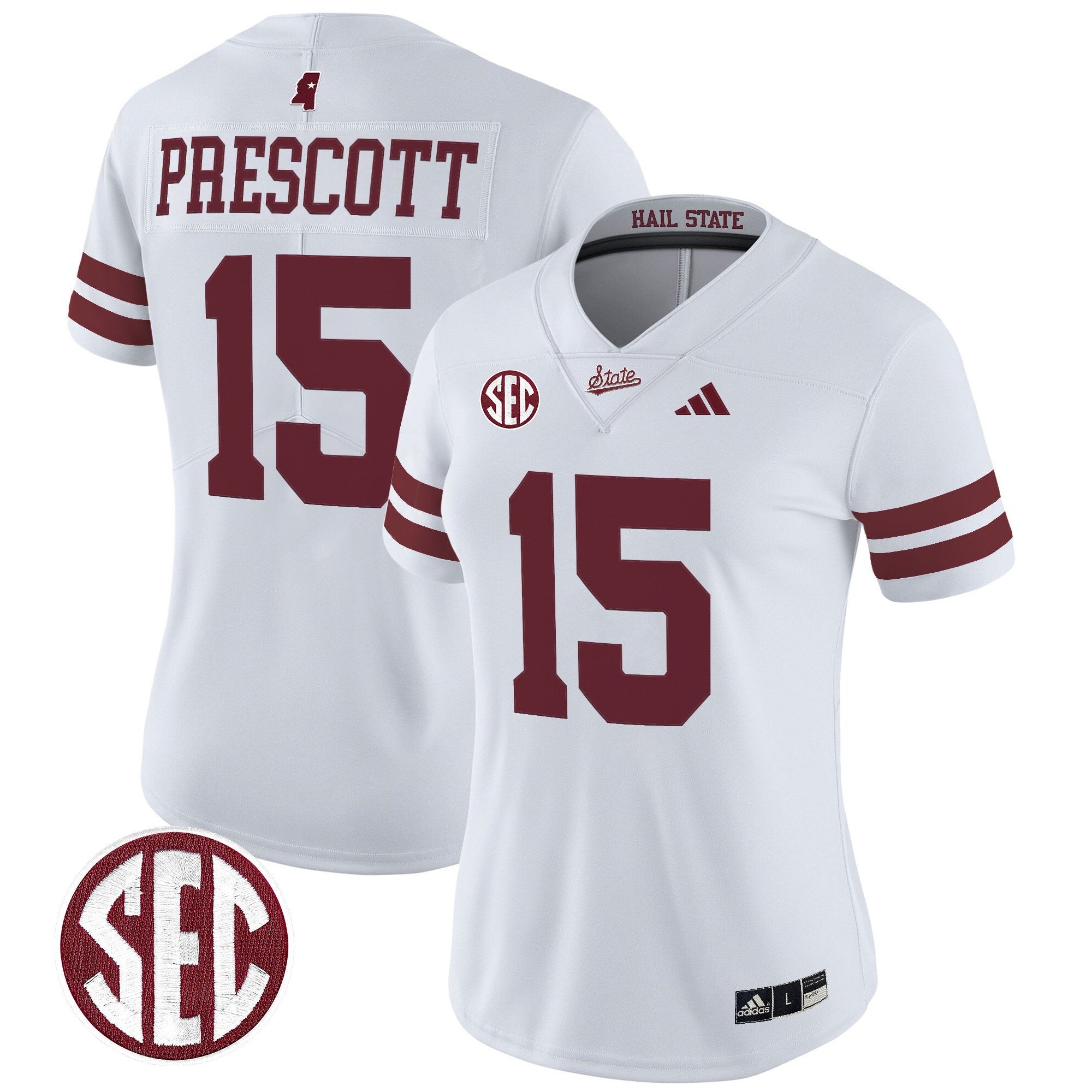 Women's Mississippi State Bulldogs 'Dark Mode' Vapor Limited Jersey - All Stitched