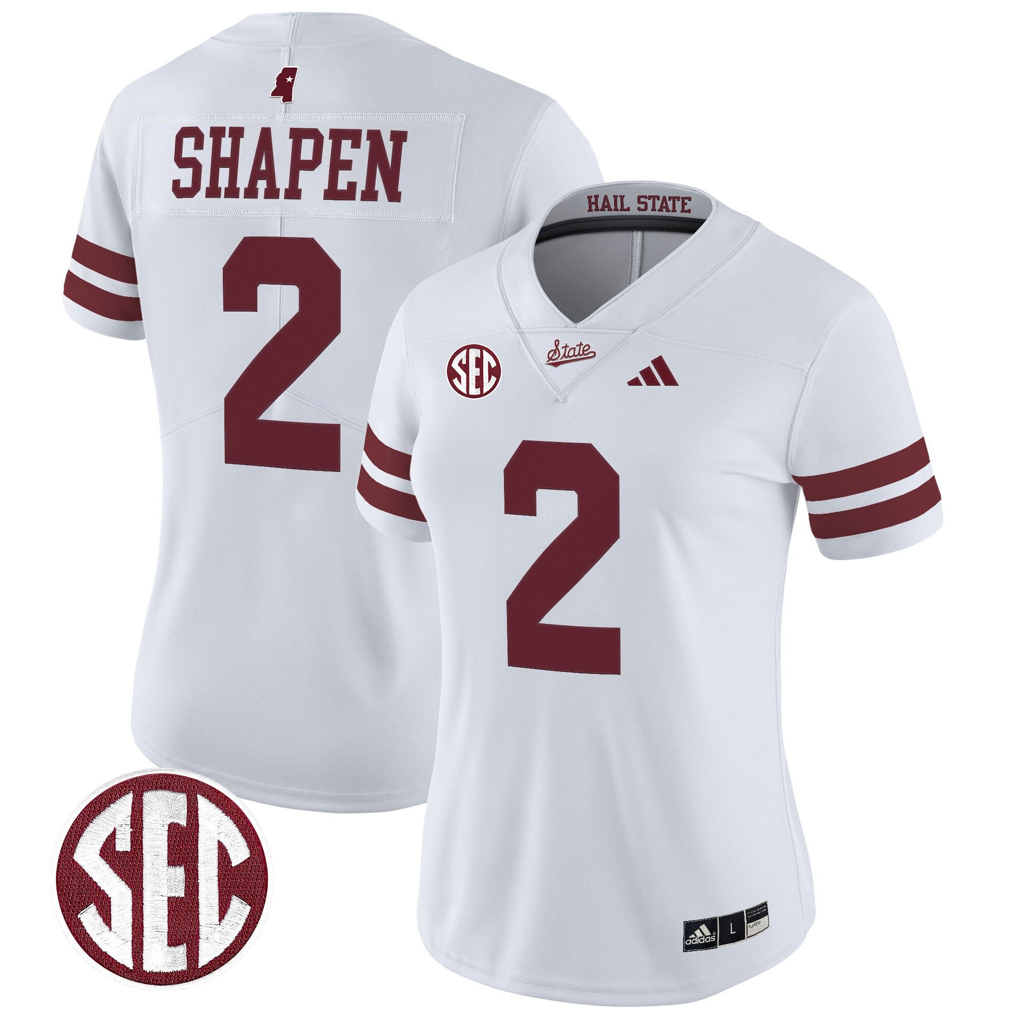 Women's Mississippi State Bulldogs 'Dark Mode' Vapor Limited Jersey - All Stitched