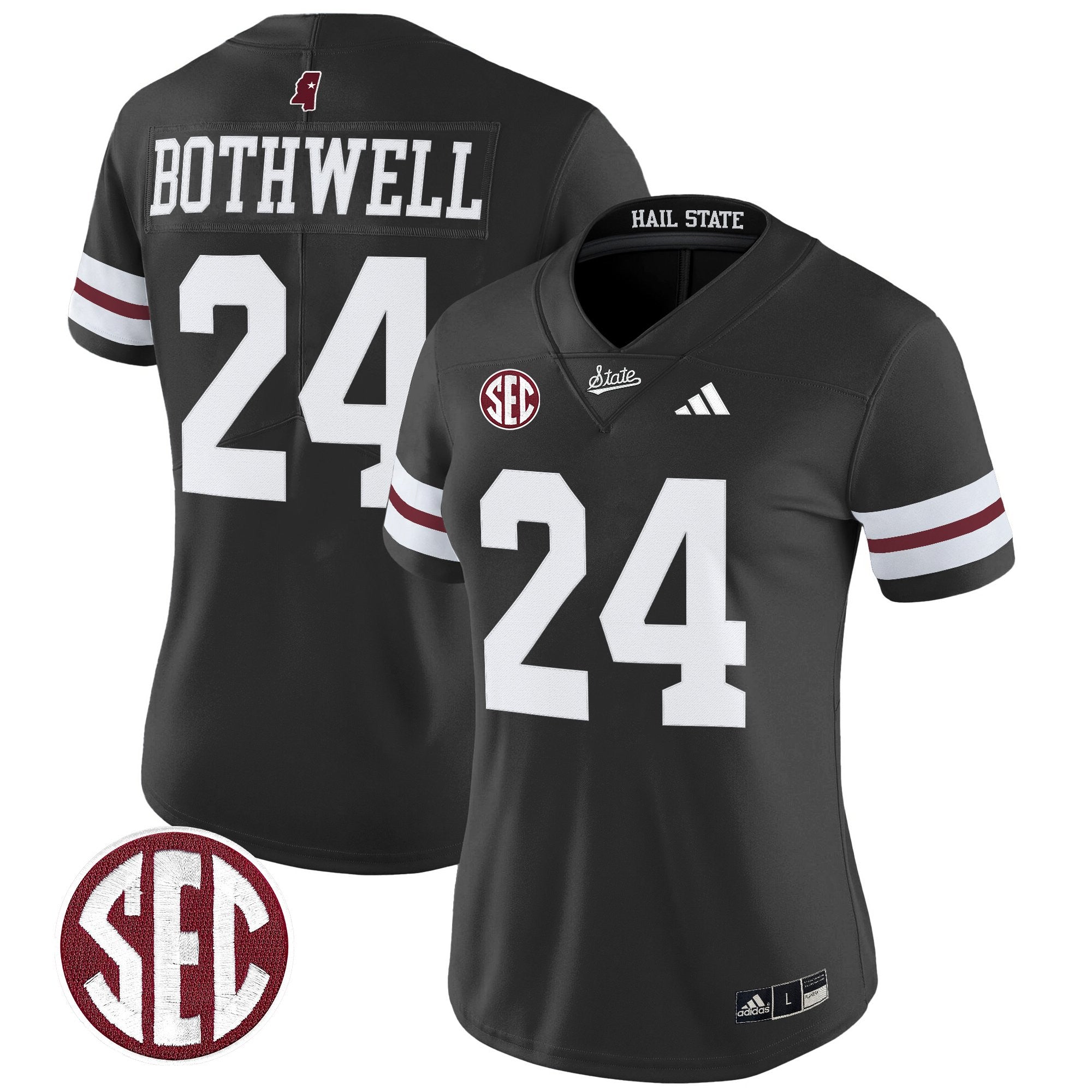 Women's Mississippi State Bulldogs 'Dark Mode' Vapor Limited Jersey - All Stitched