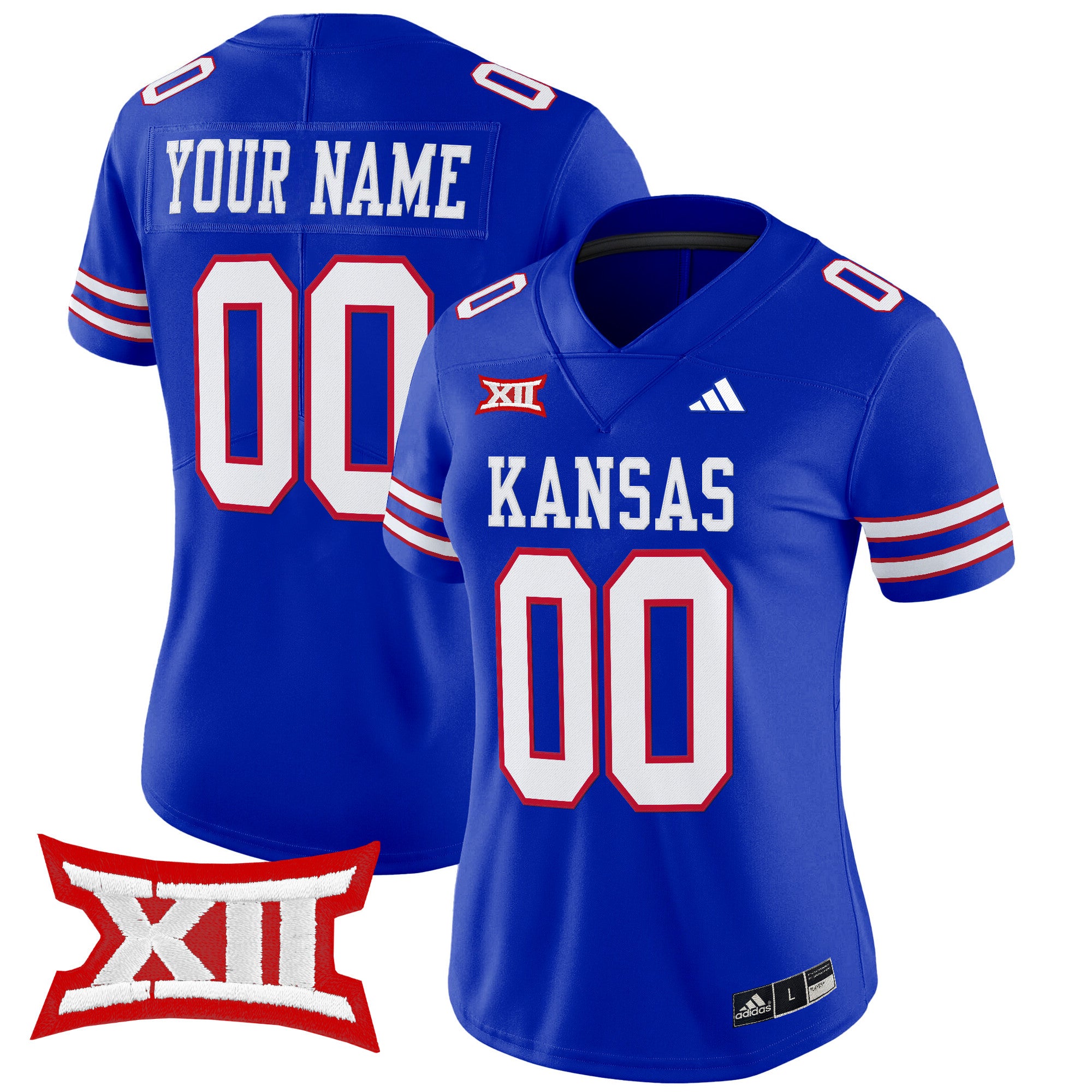 Kansas Jayhawks 2025 Vapor Limited Custom Jersey - All Stitched