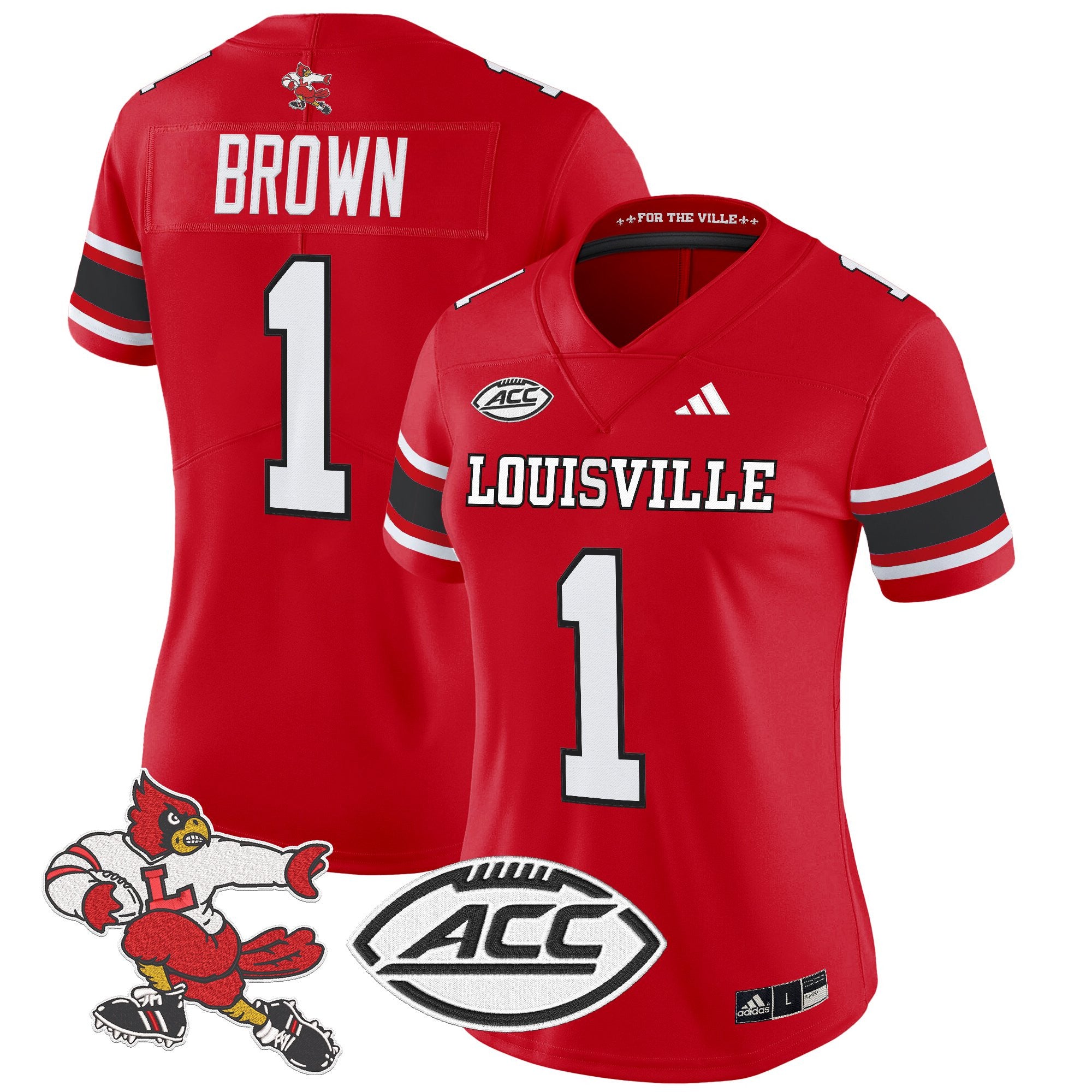 Women's Louisville Cardinals '1980s Throwback' Vapor Limited Jersey - All Stitched