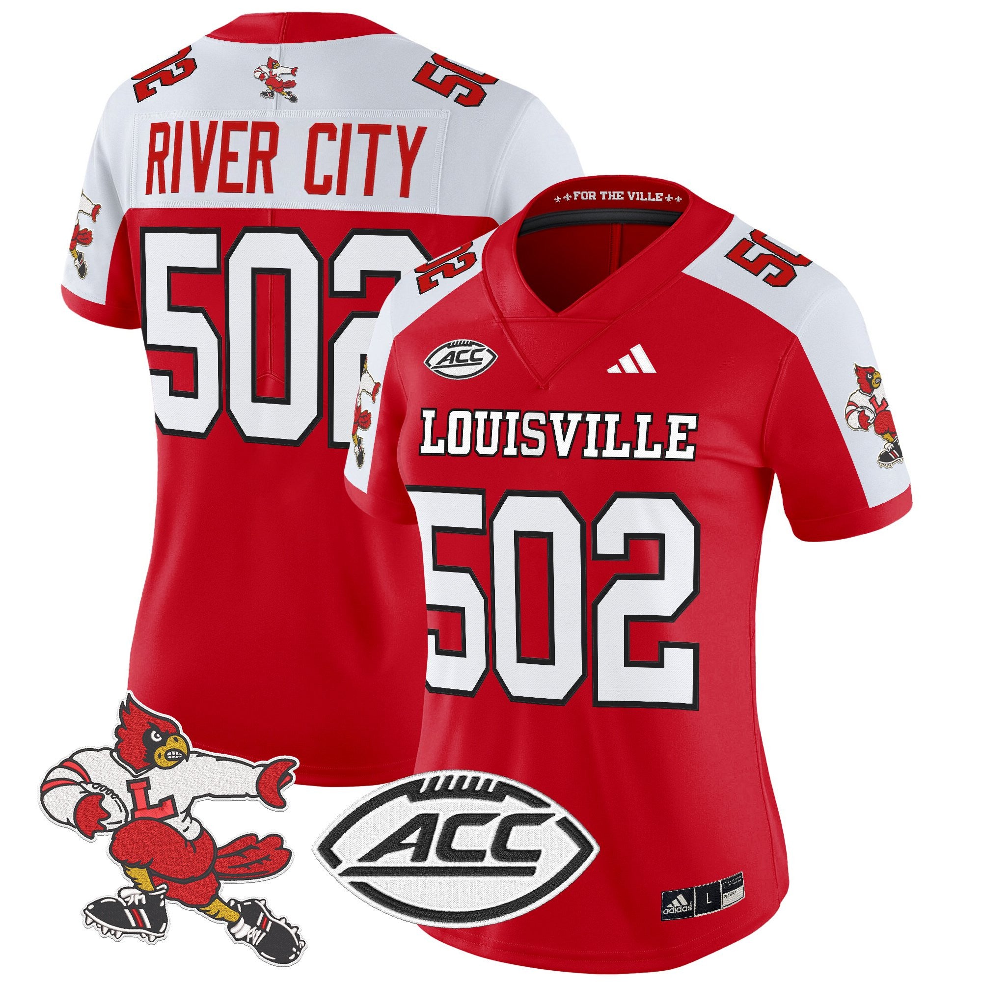 Women's Louisville Cardinals '1980s Throwback' Vapor Limited Jersey - All Stitched