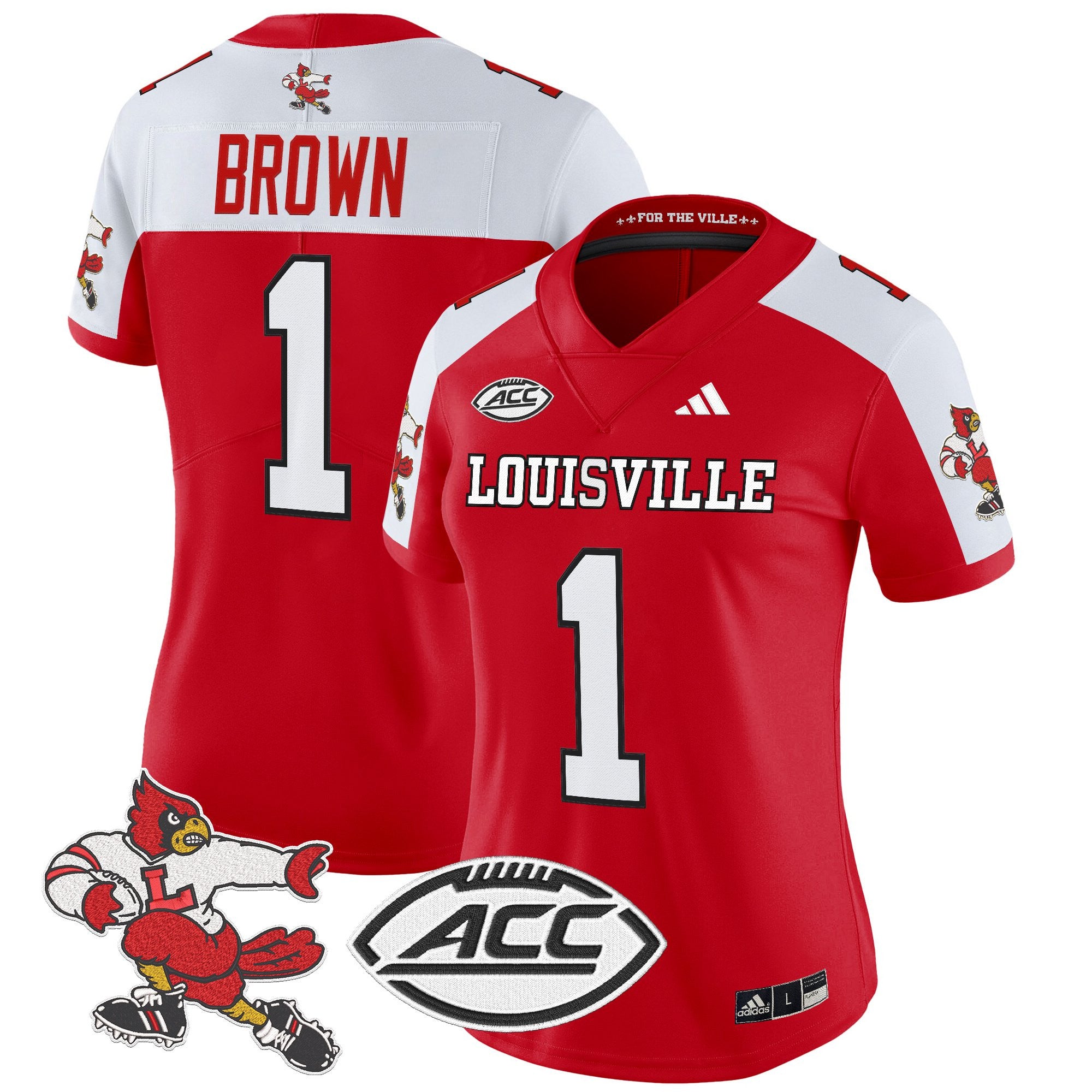 Women's Louisville Cardinals '1980s Throwback' Vapor Limited Jersey - All Stitched