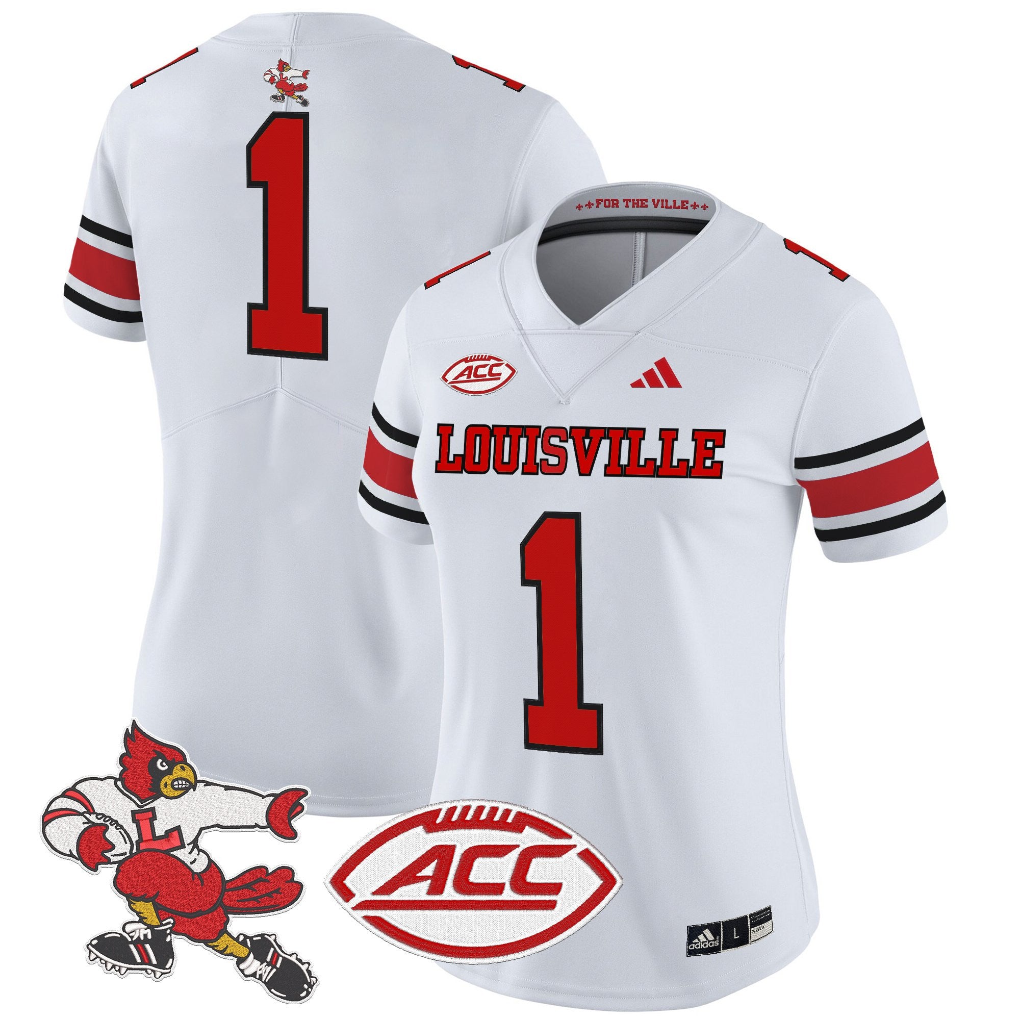 Women's Louisville Cardinals '1980s Throwback' Vapor Limited Jersey - All Stitched