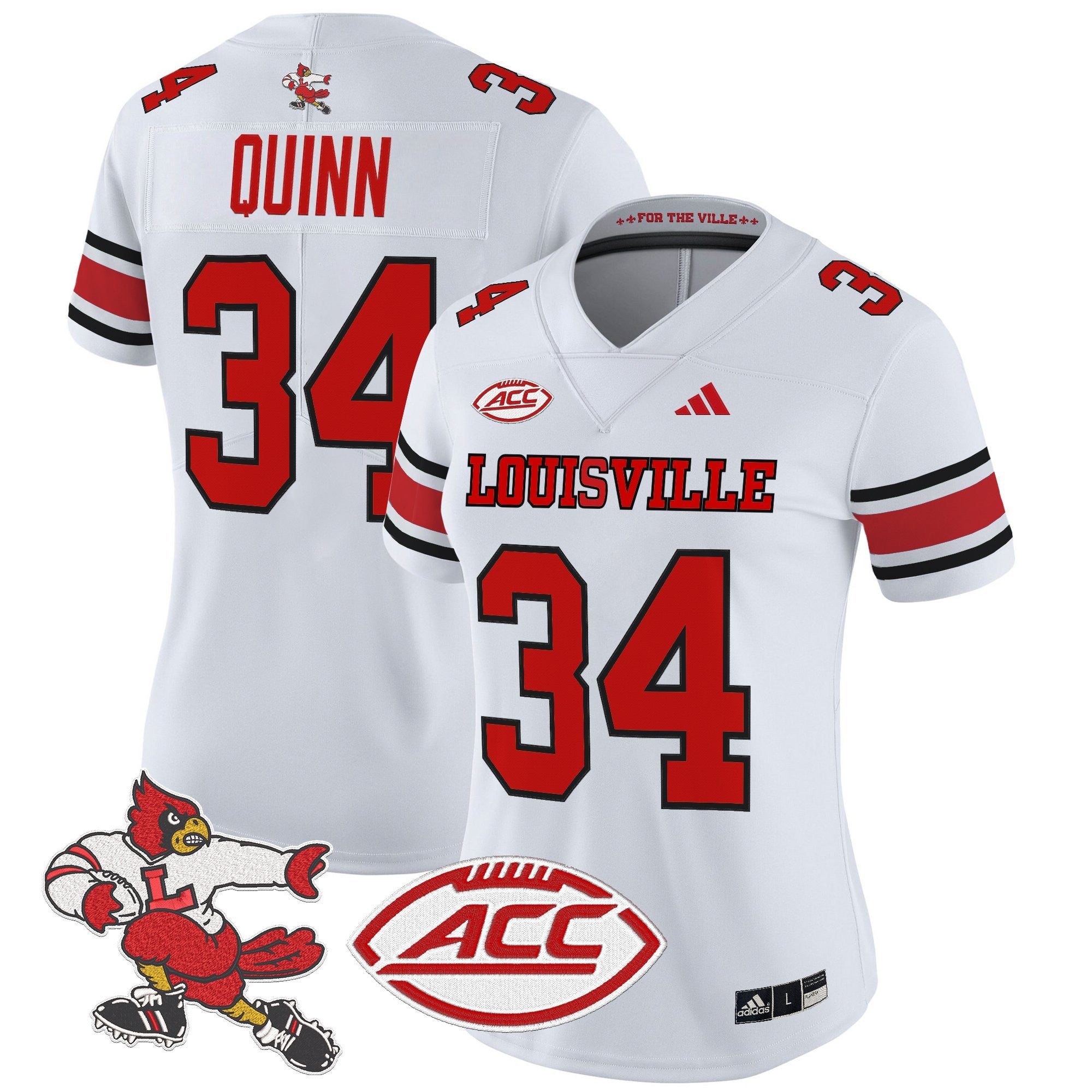 Women's Louisville Cardinals '1980s Throwback' Vapor Limited Jersey - All Stitched