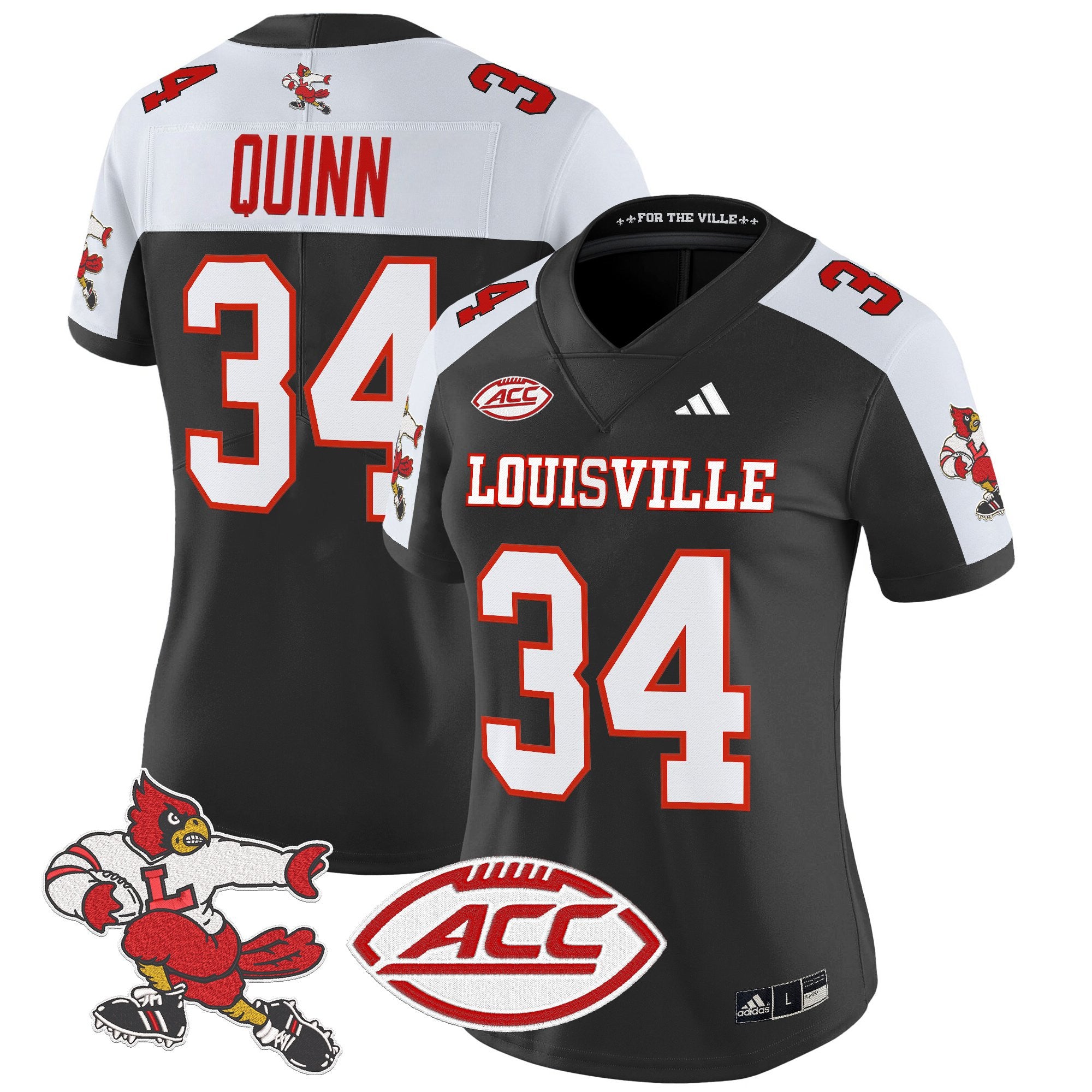 Women's Louisville Cardinals '1980s Throwback' Vapor Limited Jersey - All Stitched