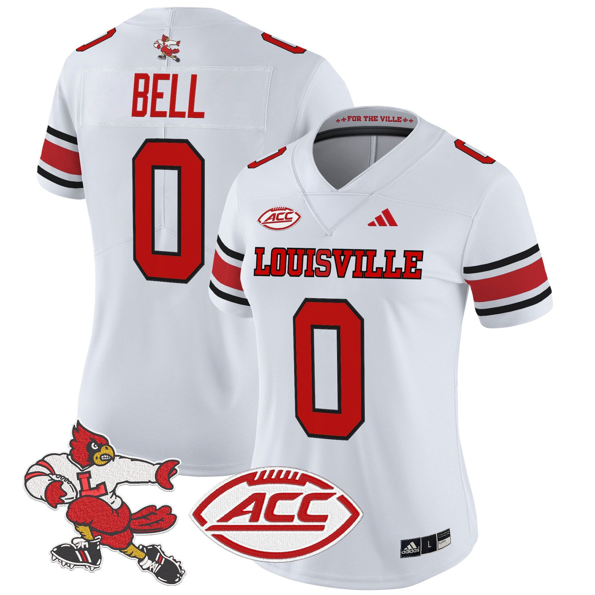 Women's Louisville Cardinals '1980s Throwback' Vapor Limited Jersey - All Stitched