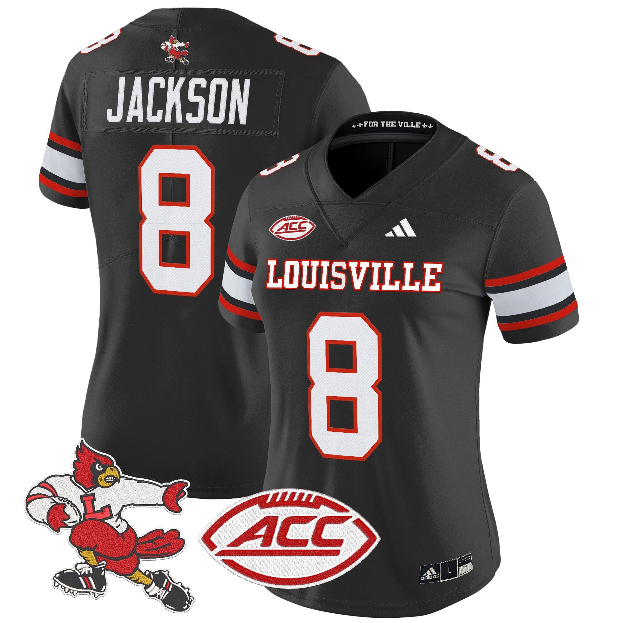 Women's Louisville Cardinals '1980s Throwback' Vapor Limited Jersey - All Stitched