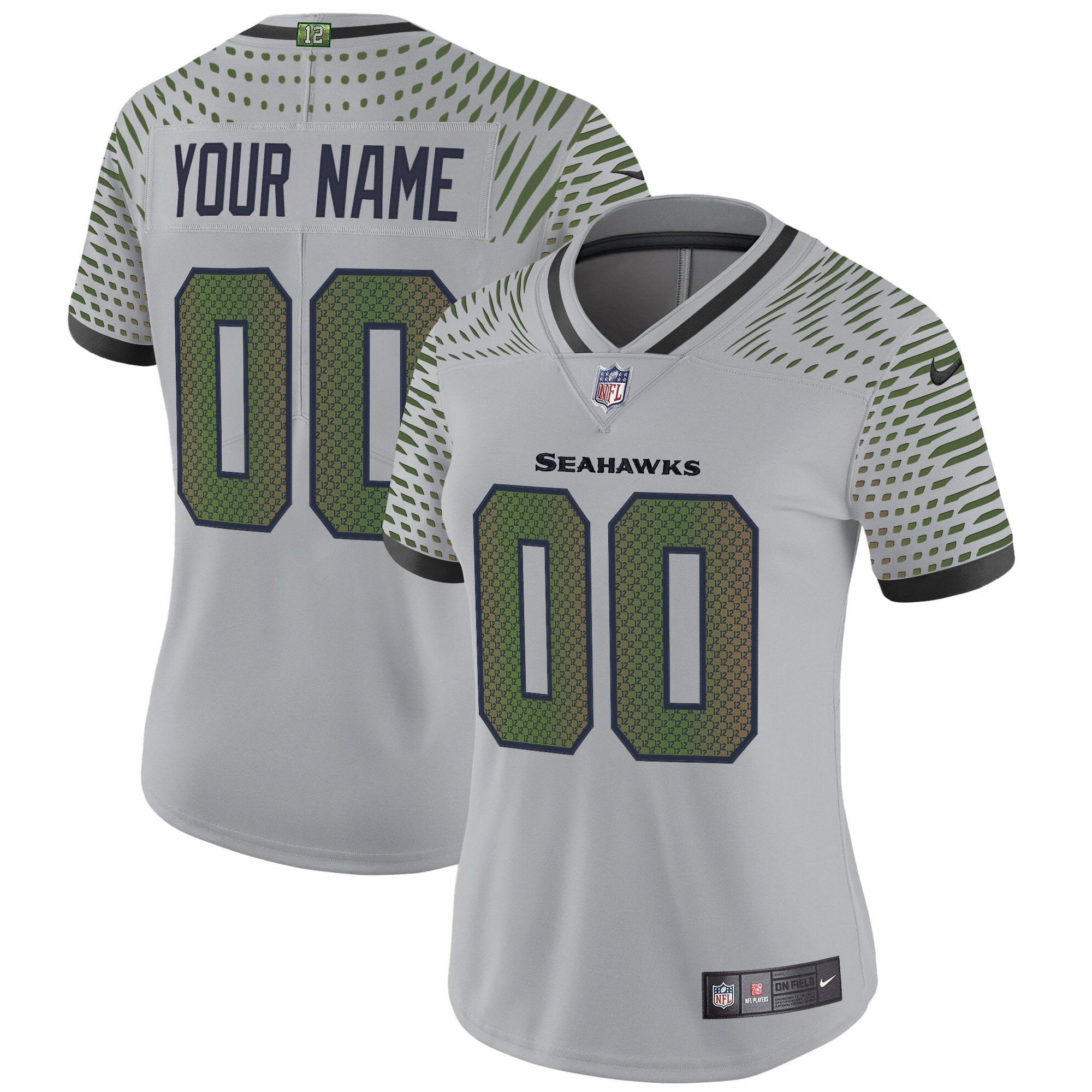 Seattle Seahawks 2025 "Rivalries" Vapor Limited Custom Jersey - All Stitched