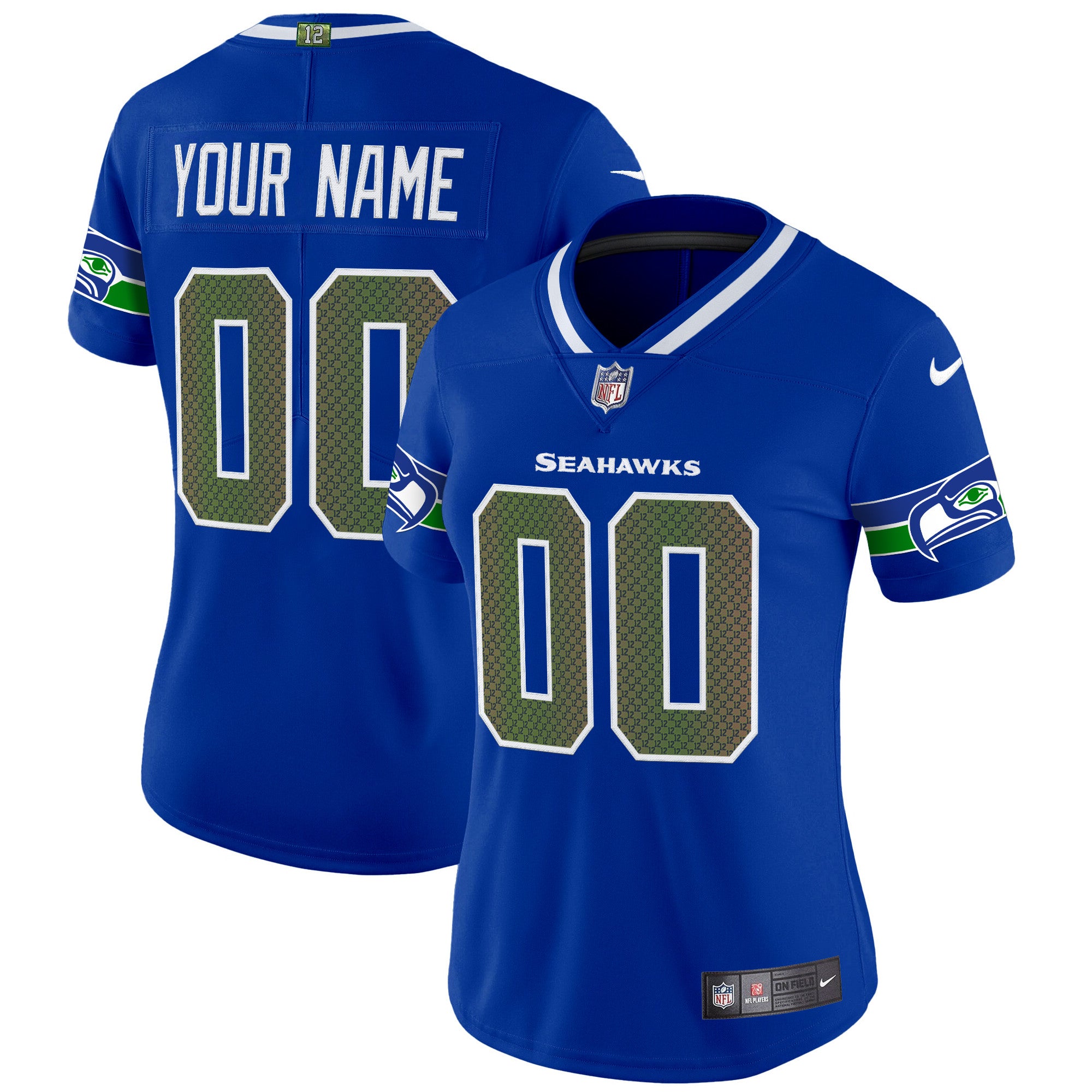 Seattle Seahawks 2025 "Rivalries" Vapor Limited Custom Jersey - All Stitched