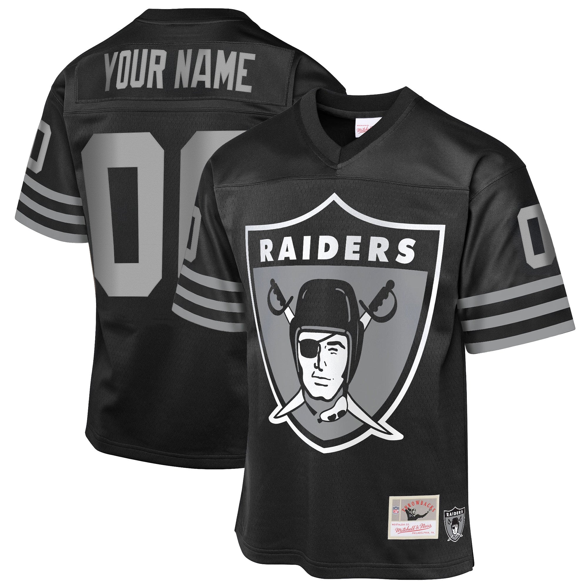 Las Vegas Raiders Throwback Custom Jersey - All Stitched