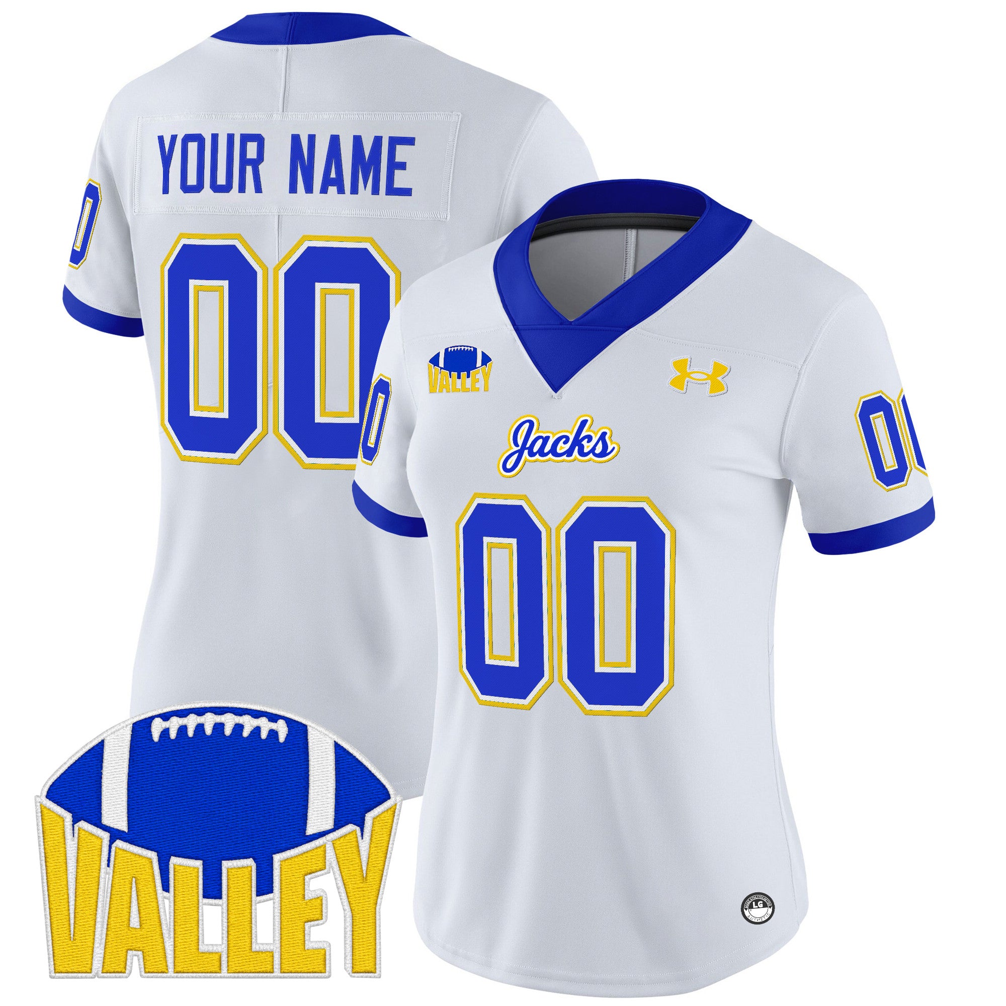 South Dakota State Jackrabbits 2025 Vapor Limited Custom Jersey - All Stitched