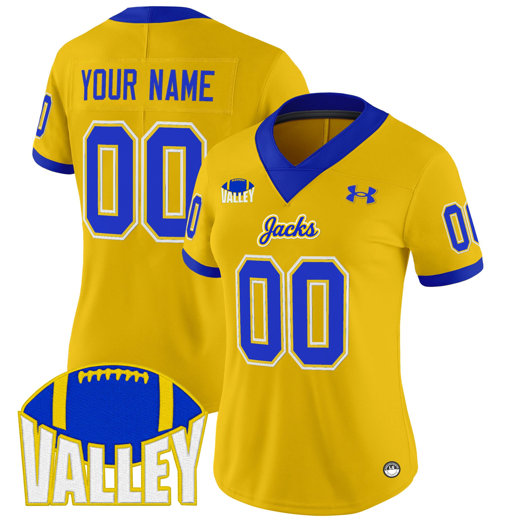 South Dakota State Jackrabbits 2025 Vapor Limited Custom Jersey - All Stitched