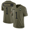 Men's Green Bay Packers 2025 Salute to Service Vapor Limited Jersey - All Stitched