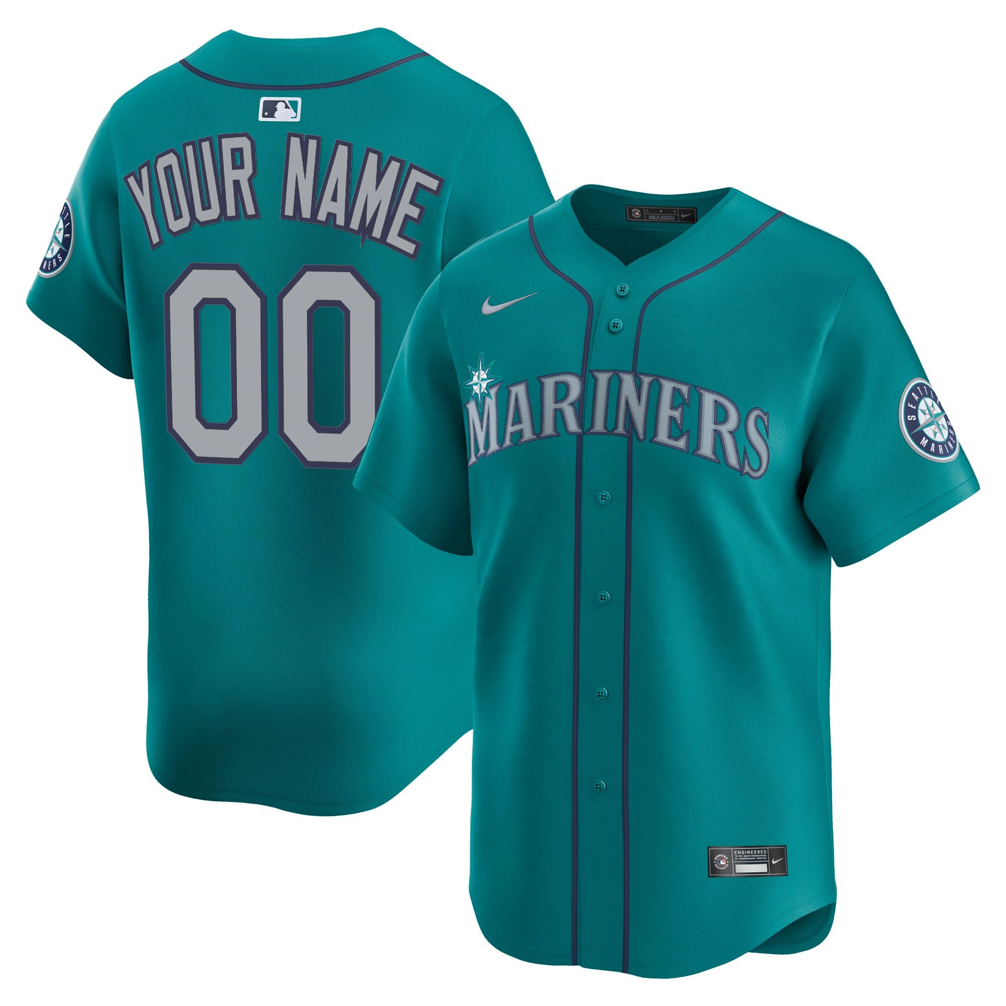 Seattle Mariners 2025 Vapor Premier Limited Custom Jersey V2 - All Stitched