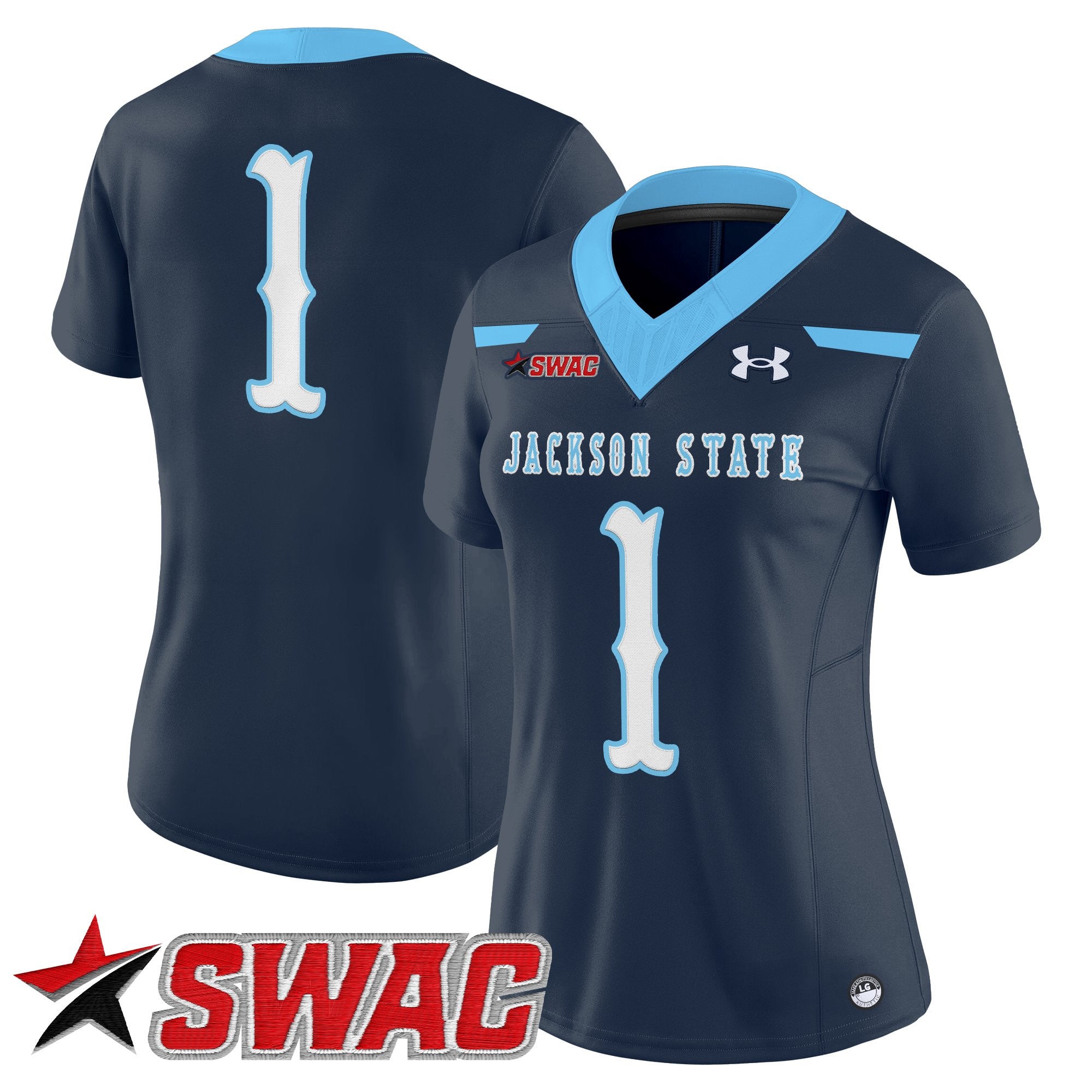Women's Jackson State Tigers 2025 Vapor Limited Jersey V2 - All Stitched