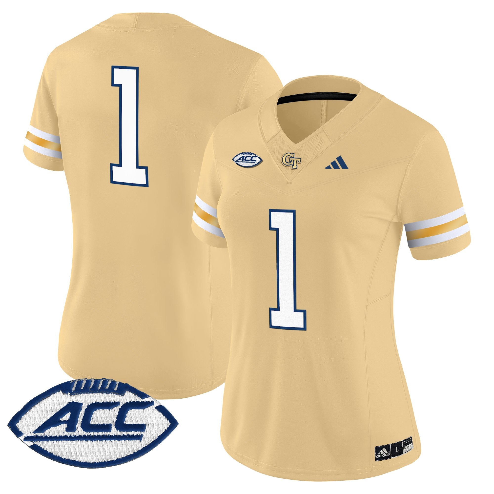 Women's Georgia Tech Yellow Jackets 2025 Vapor Limited Jersey - All stitched