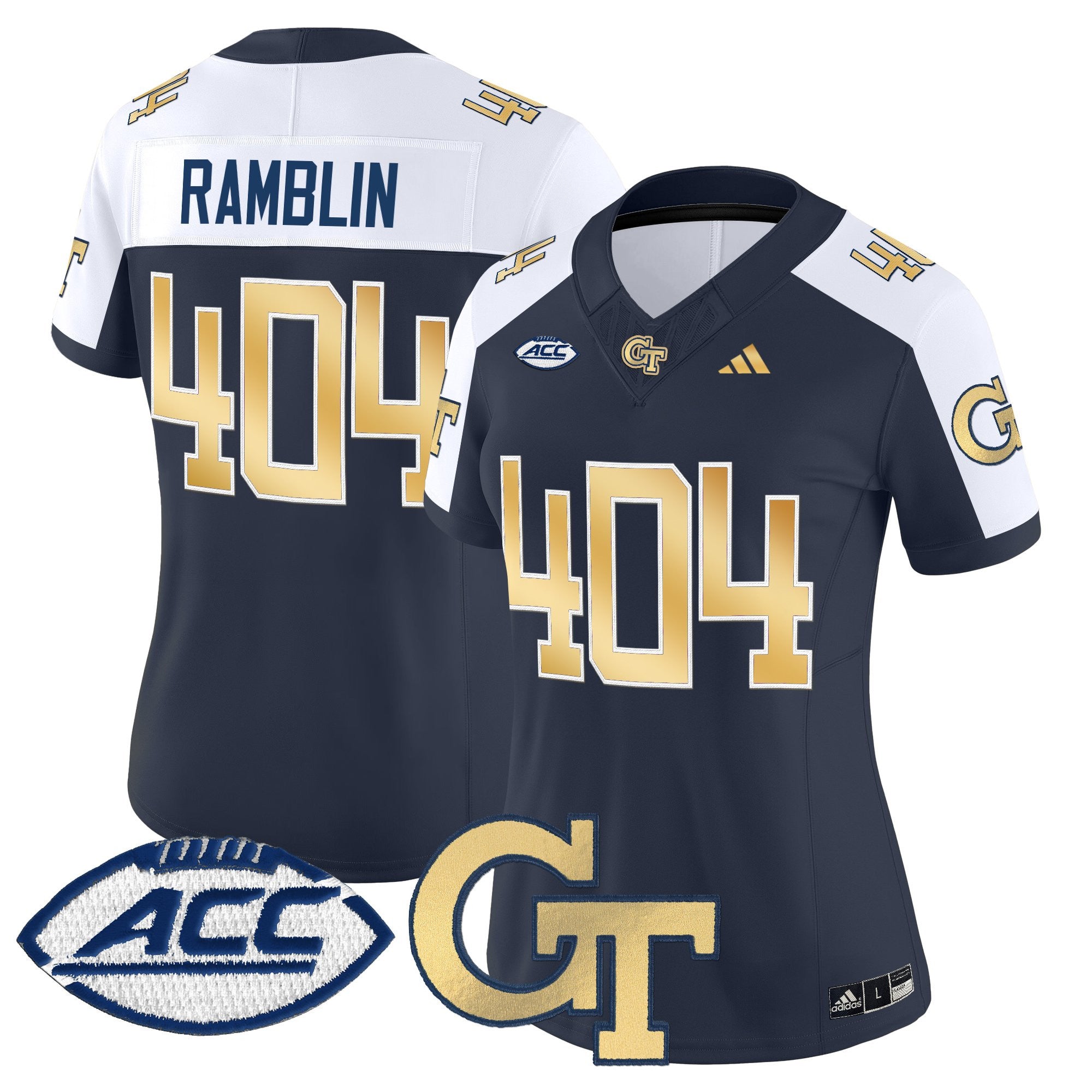 Women's Georgia Tech Yellow Jackets 2025 Vapor Limited Jersey - All stitched