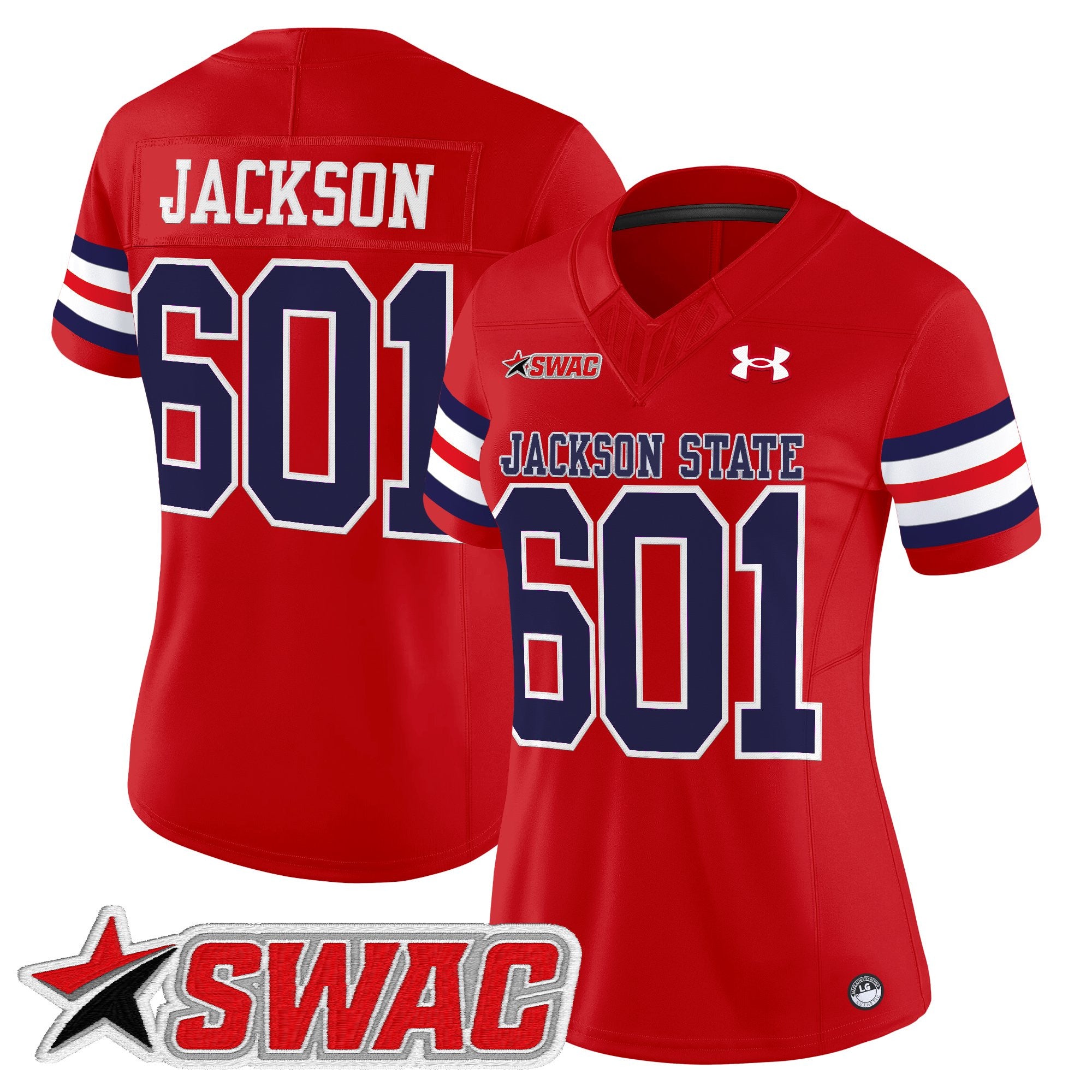 Women's Jackson State Tigers 2025 Vapor Limited Jersey - All Stitched
