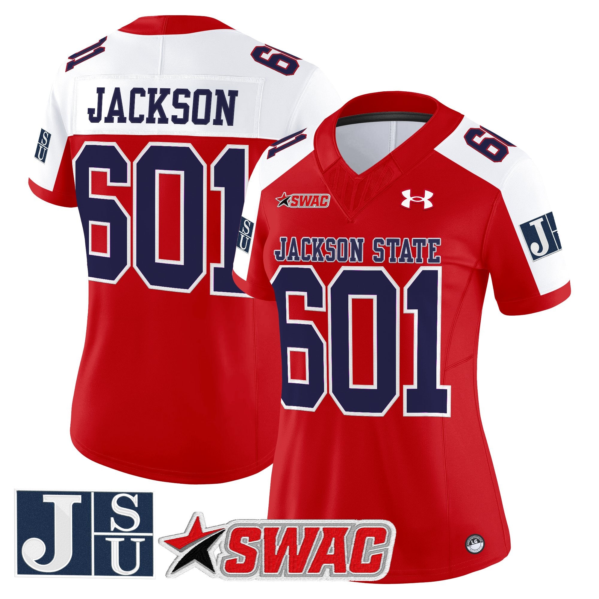 Women's Jackson State Tigers 2025 Vapor Limited Jersey - All Stitched