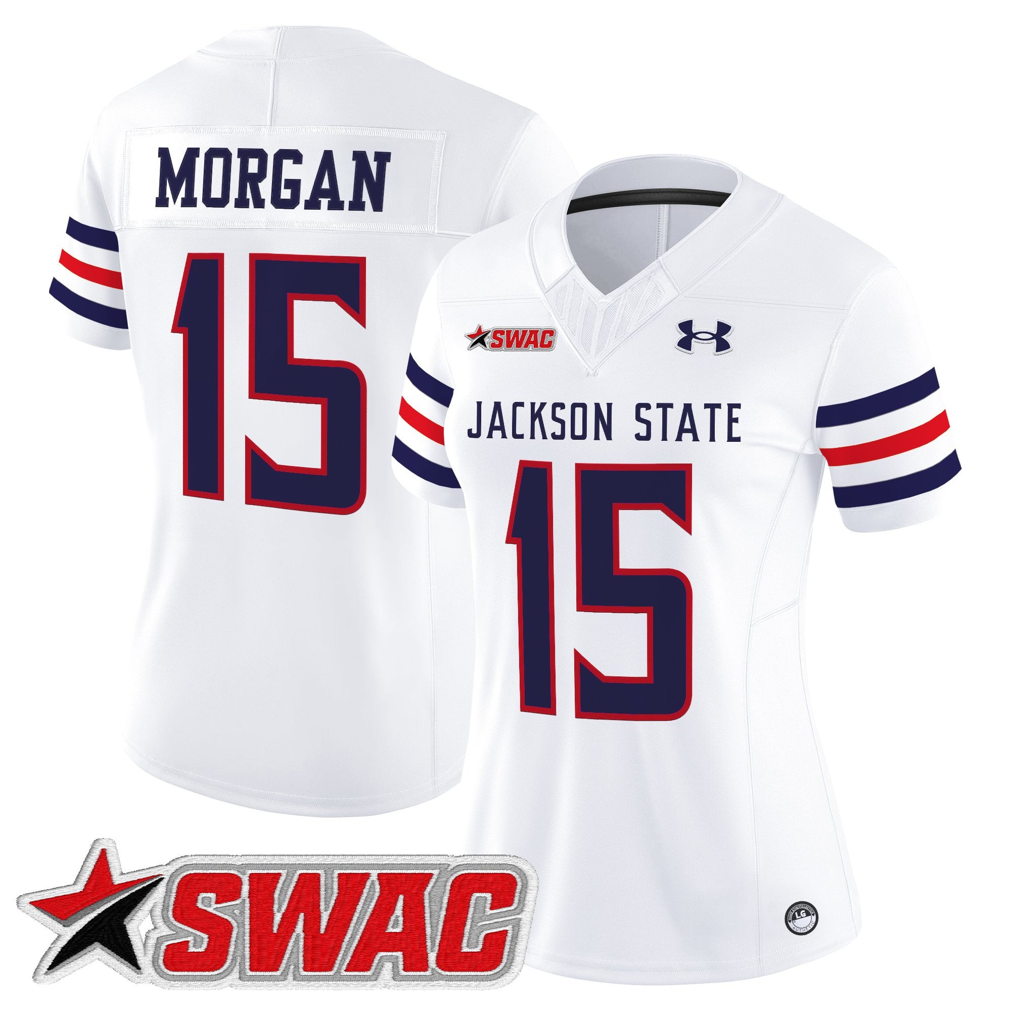 Women's Jackson State Tigers 2025 Vapor Limited Jersey - All Stitched
