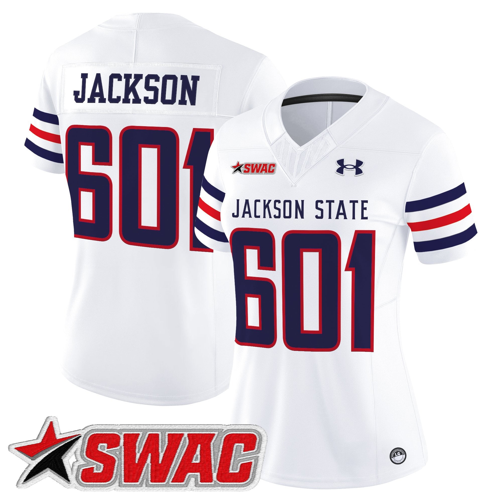 Women's Jackson State Tigers 2025 Vapor Limited Jersey - All Stitched