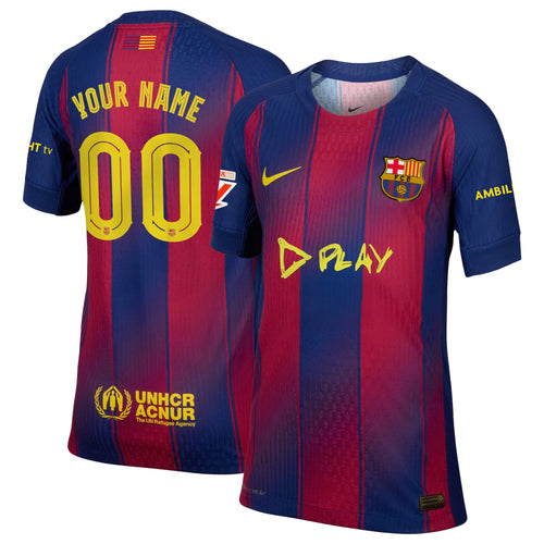 FC Barcelona x Ed Sheeran El Clásico Edition Limited Custom Jersey