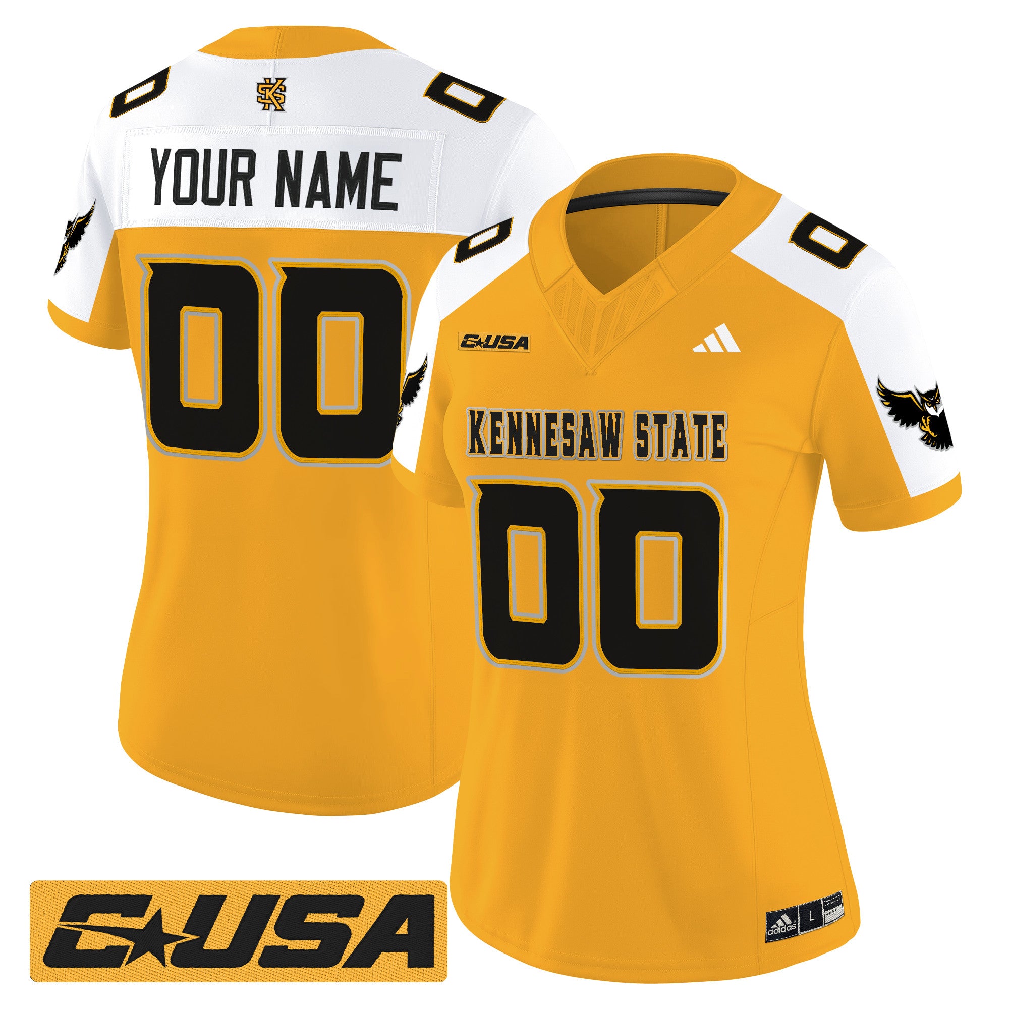 Kennesaw State Owls 2025 Vapor Limited Custom Jersey - All Stitched