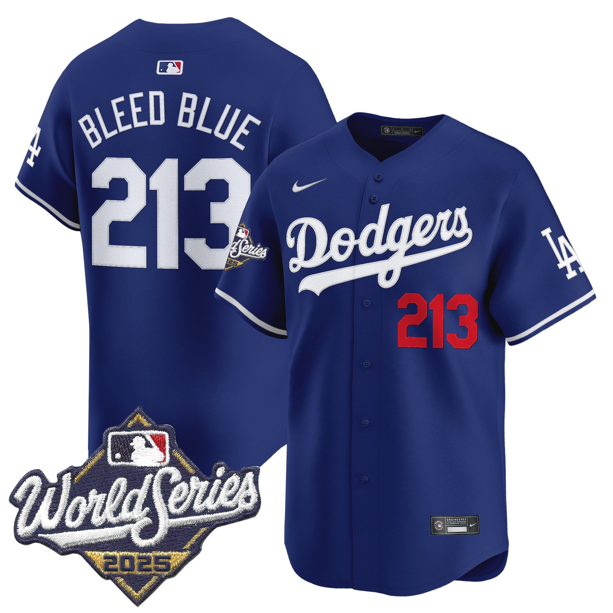 Men's Dodgers 2025 World Series Vapor Premier Limited Jersey - All Stitched
