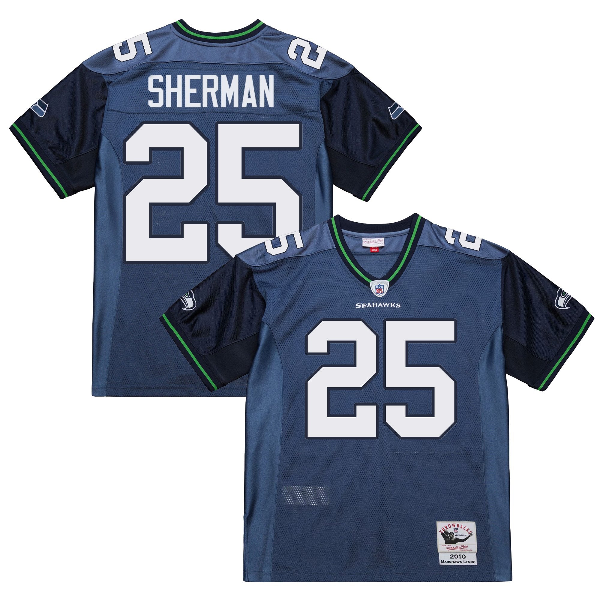 Seattle Seahawks 2010 Throwback Jersey - All Stitched