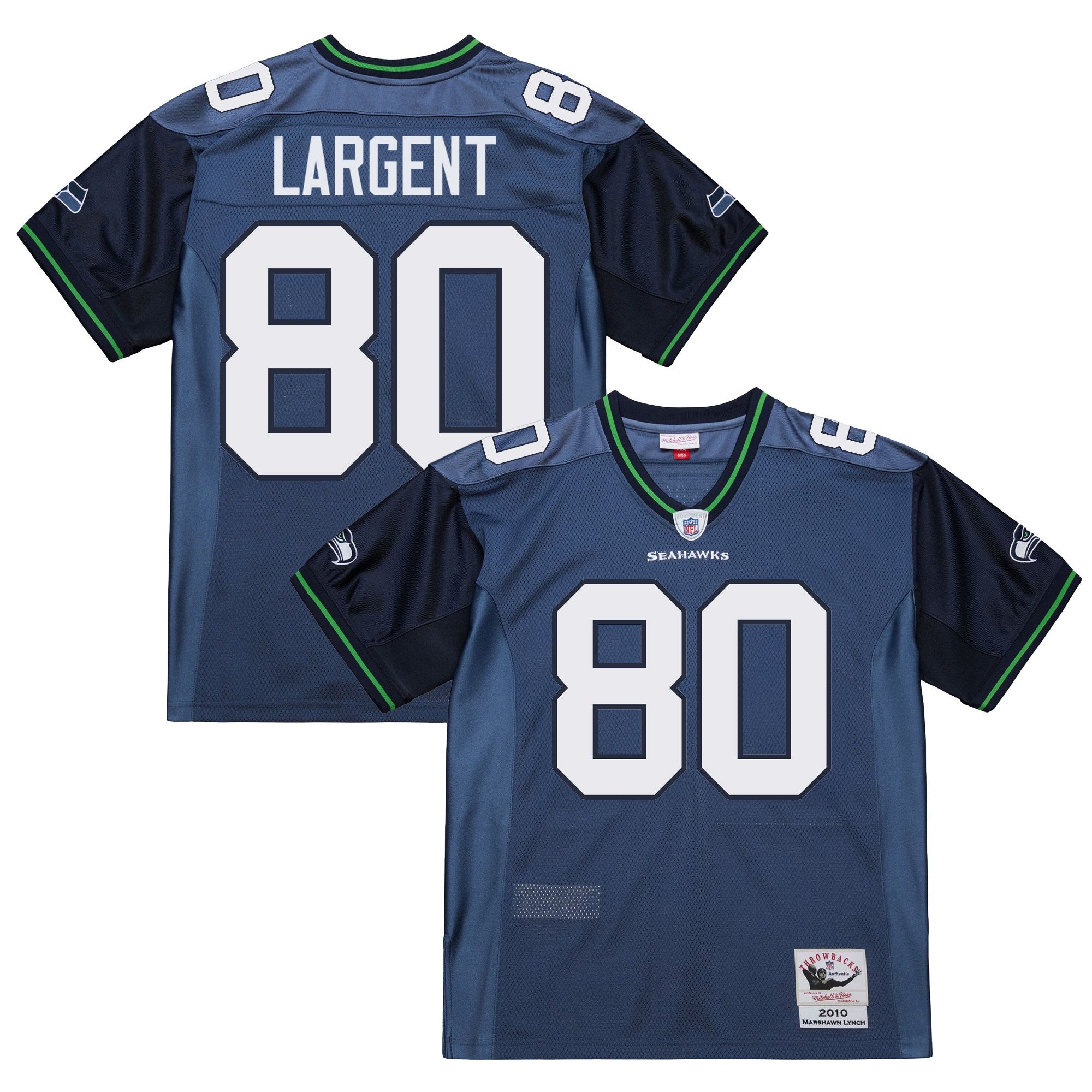 Seattle Seahawks 2010 Throwback Jersey - All Stitched