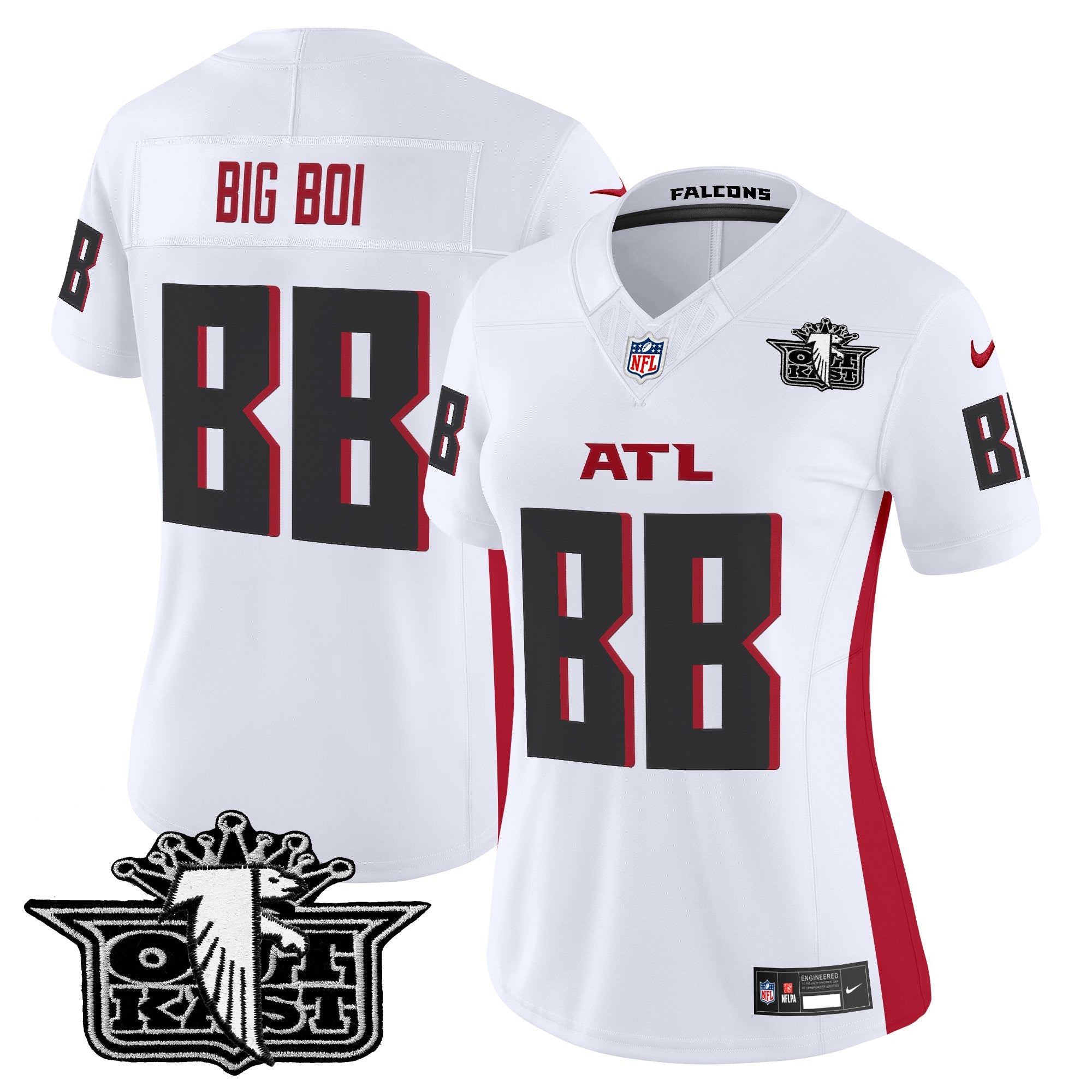 Women's Outkast x Atlanta Falcons 2025 Vapor Limited Jersey - All Stitched
