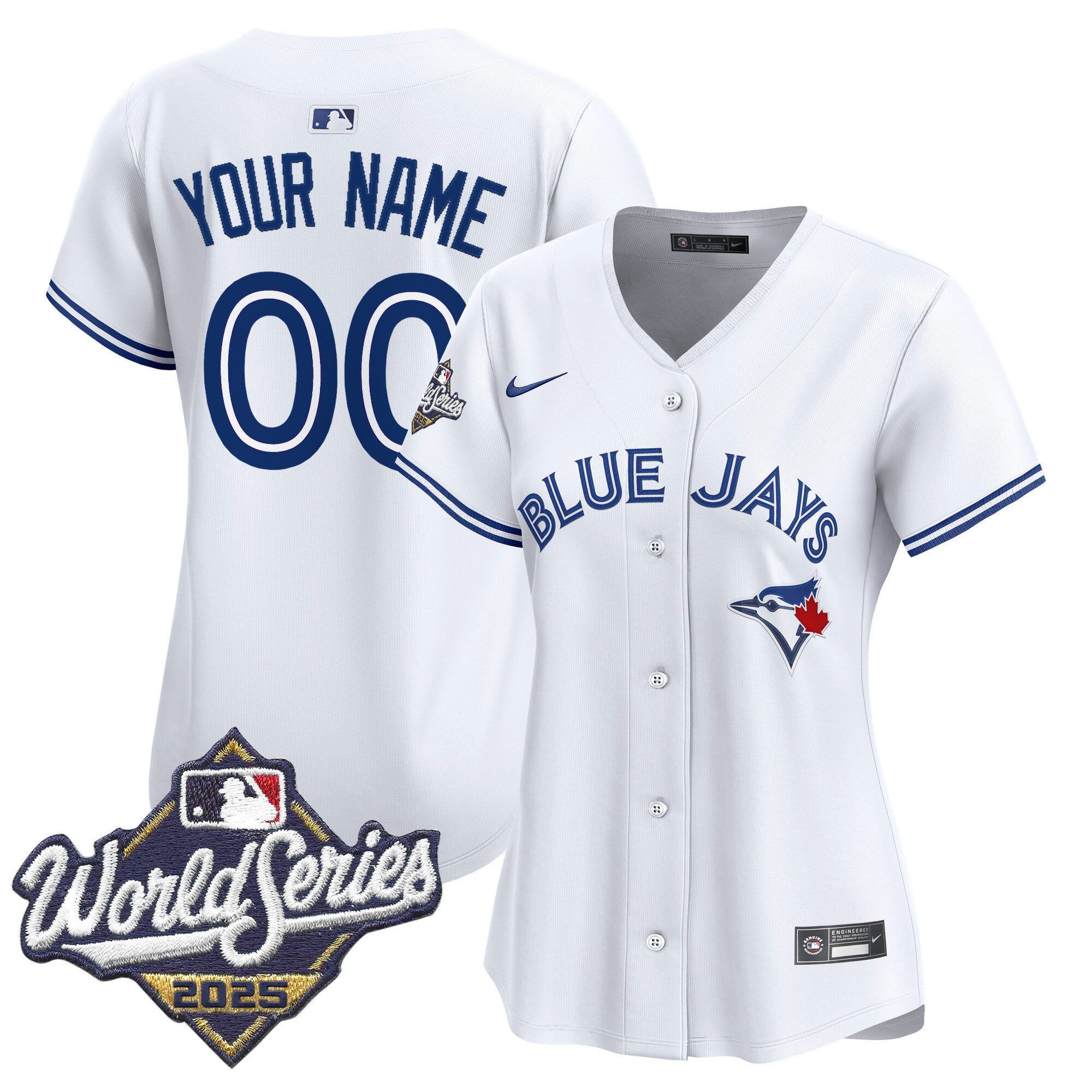 Toronto Blue Jays 2025 World Series Vapor Premier Limited Custom Jersey - All Stitched