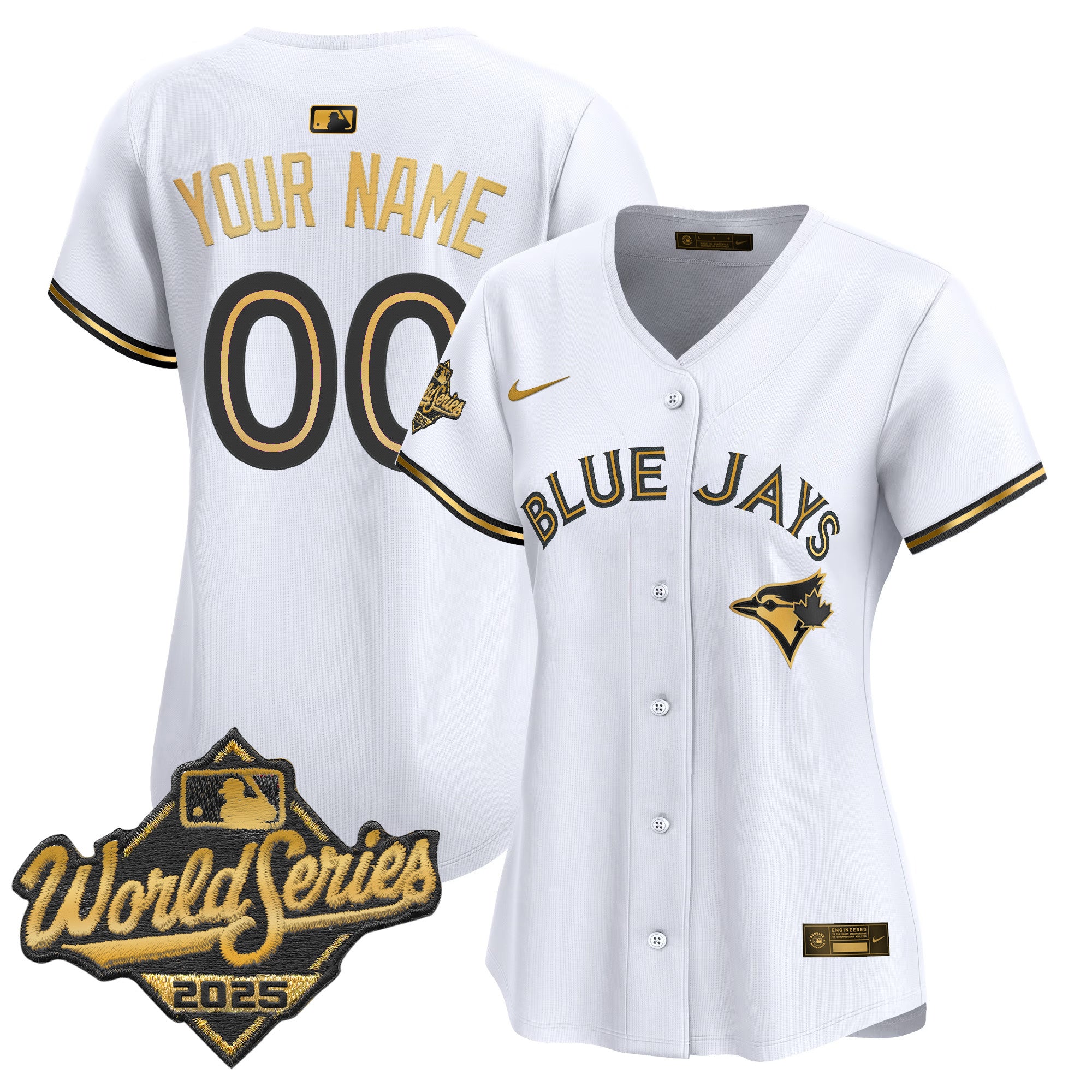 Toronto Blue Jays 2025 World Series Vapor Premier Limited Custom Jersey - All Stitched