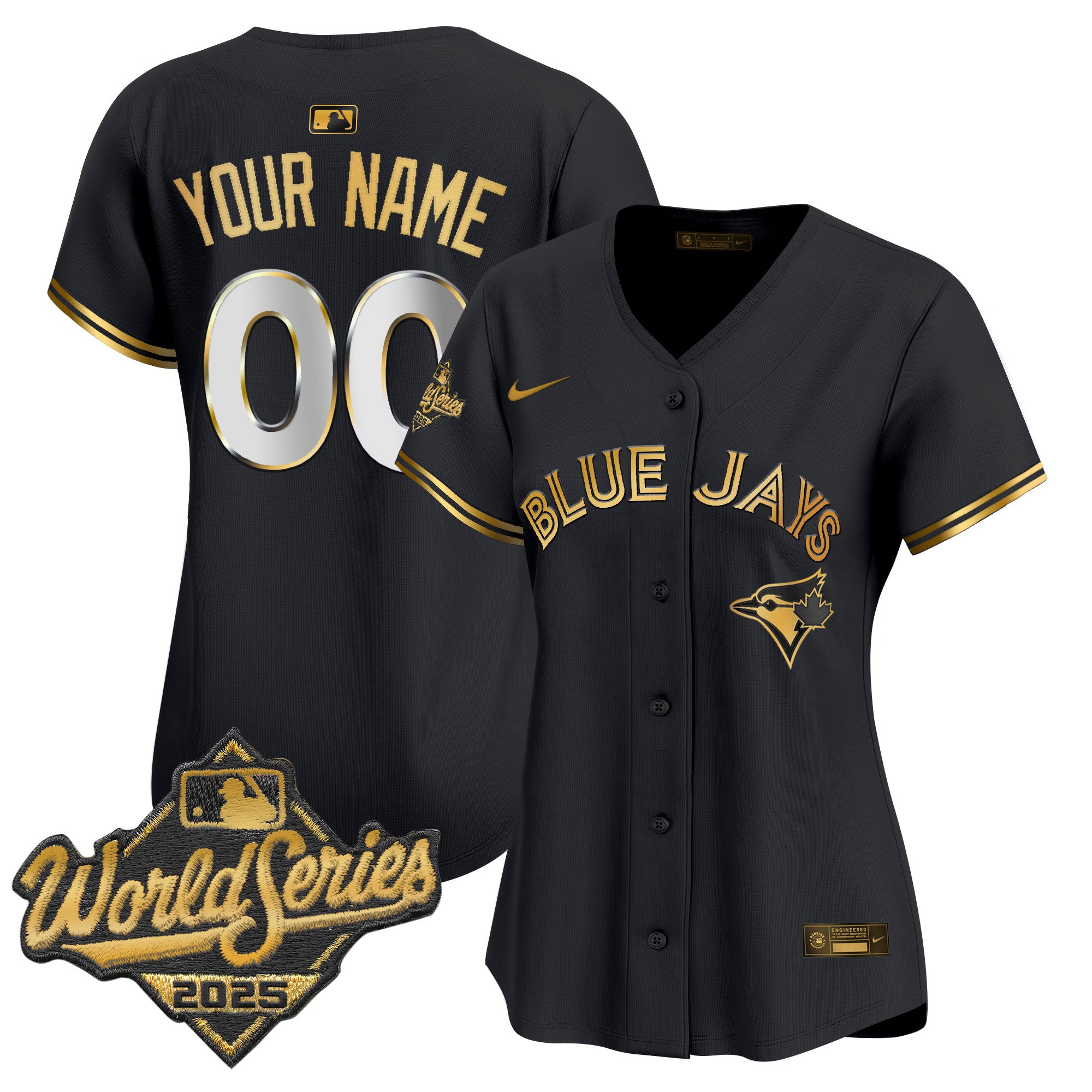 Toronto Blue Jays 2025 World Series Vapor Premier Limited Custom Jersey - All Stitched