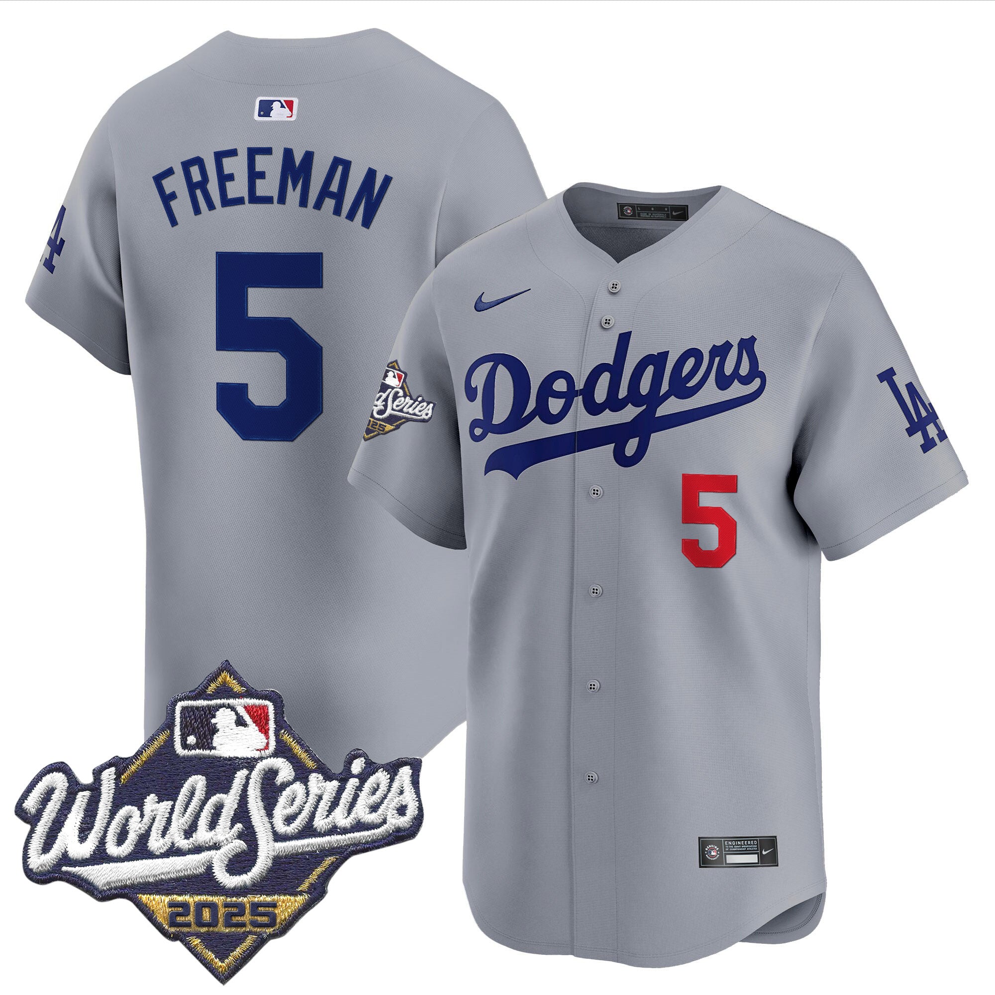 Men's Dodgers 2025 World Series Vapor Premier Limited Jersey - All Stitched