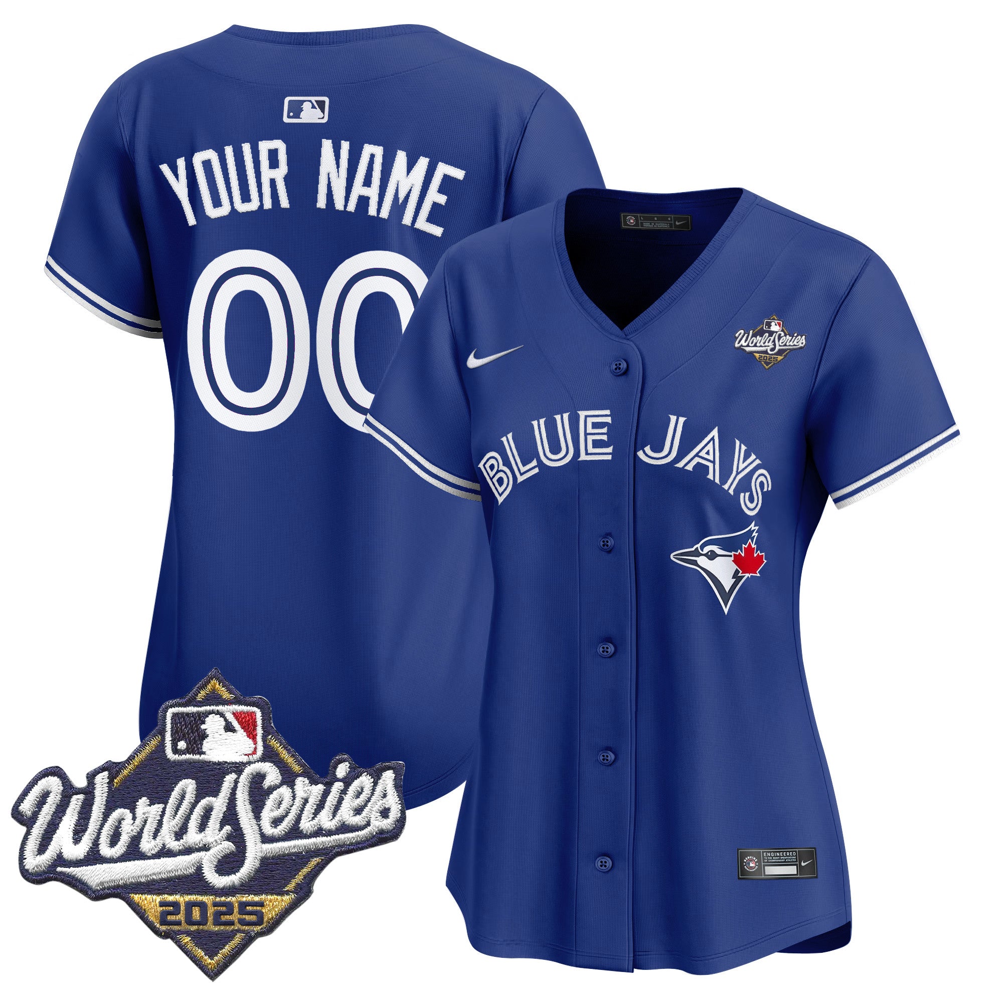 Toronto Blue Jays 2025 World Series Vapor Premier Limited Custom Jersey V2 - All Stitched